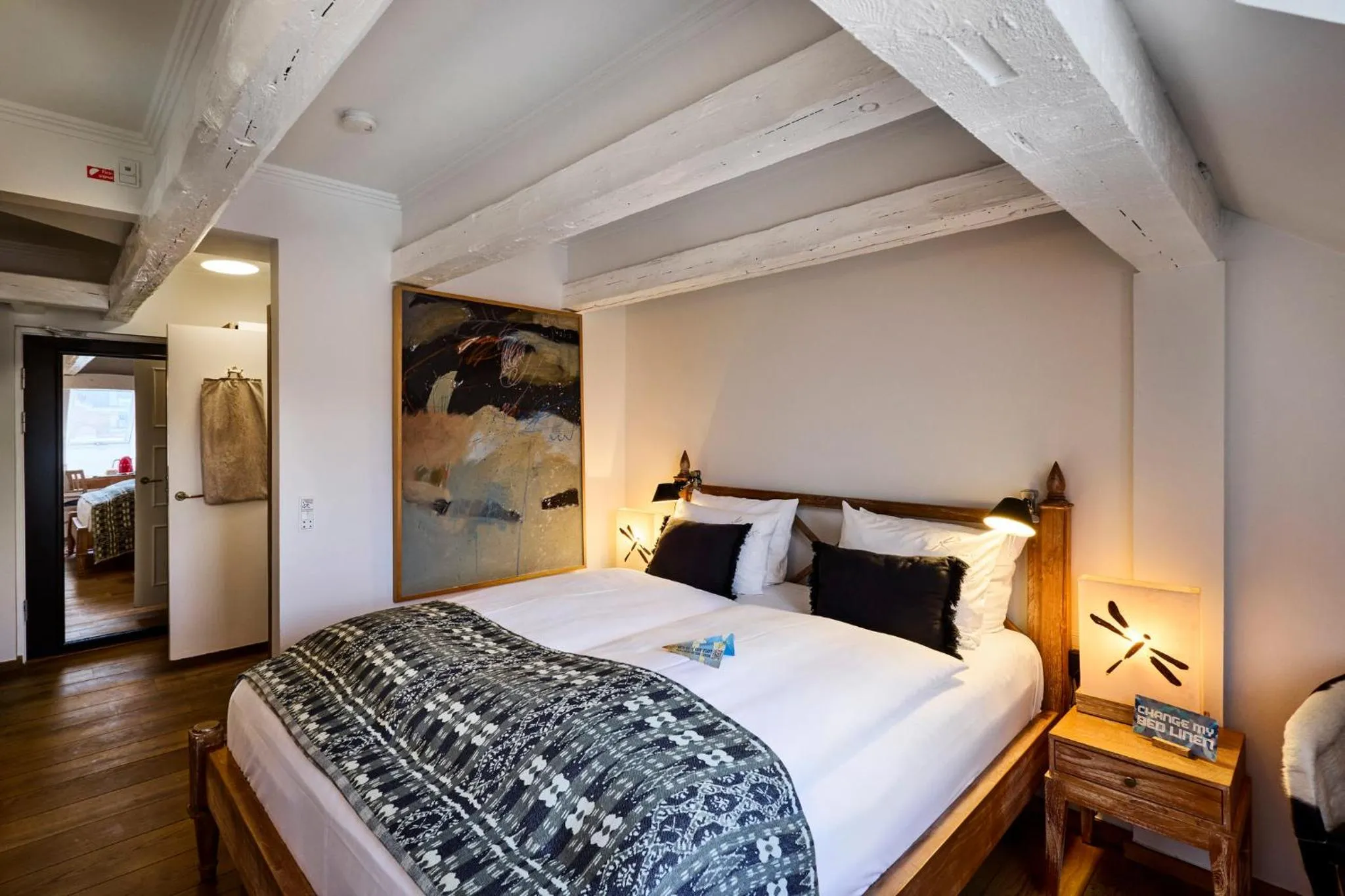 Bedroom, Bed in Babette Guldsmeden