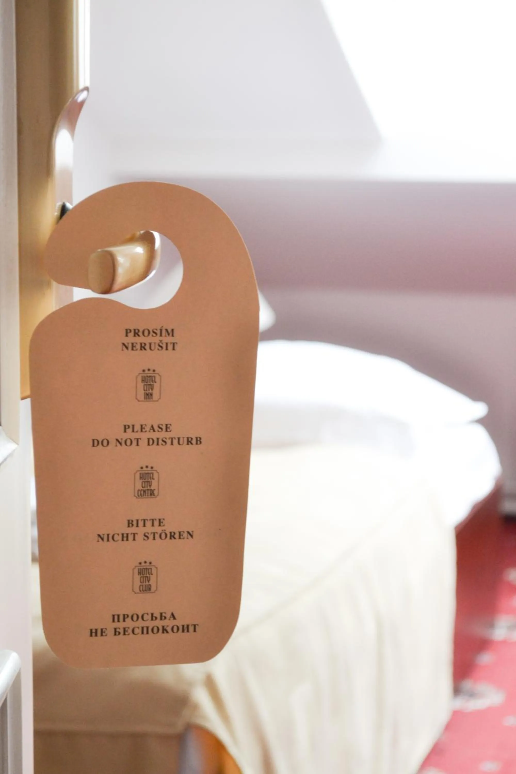 Decorative detail, Bed in City-Inn