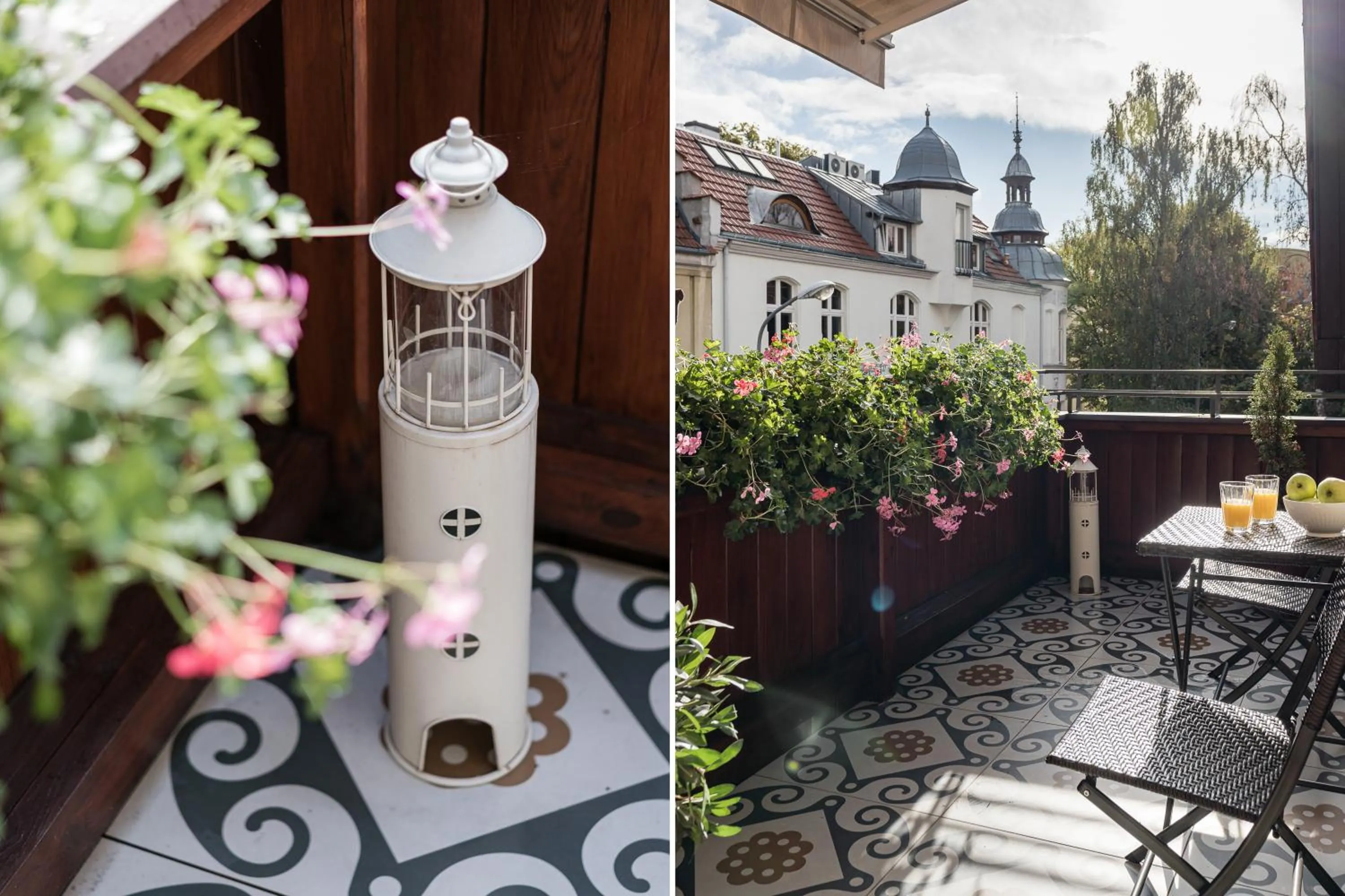 Balcony/Terrace in Sanhaus Apartments - FANTAZJA - Apartament z dwoma balkonami - 100 m2
