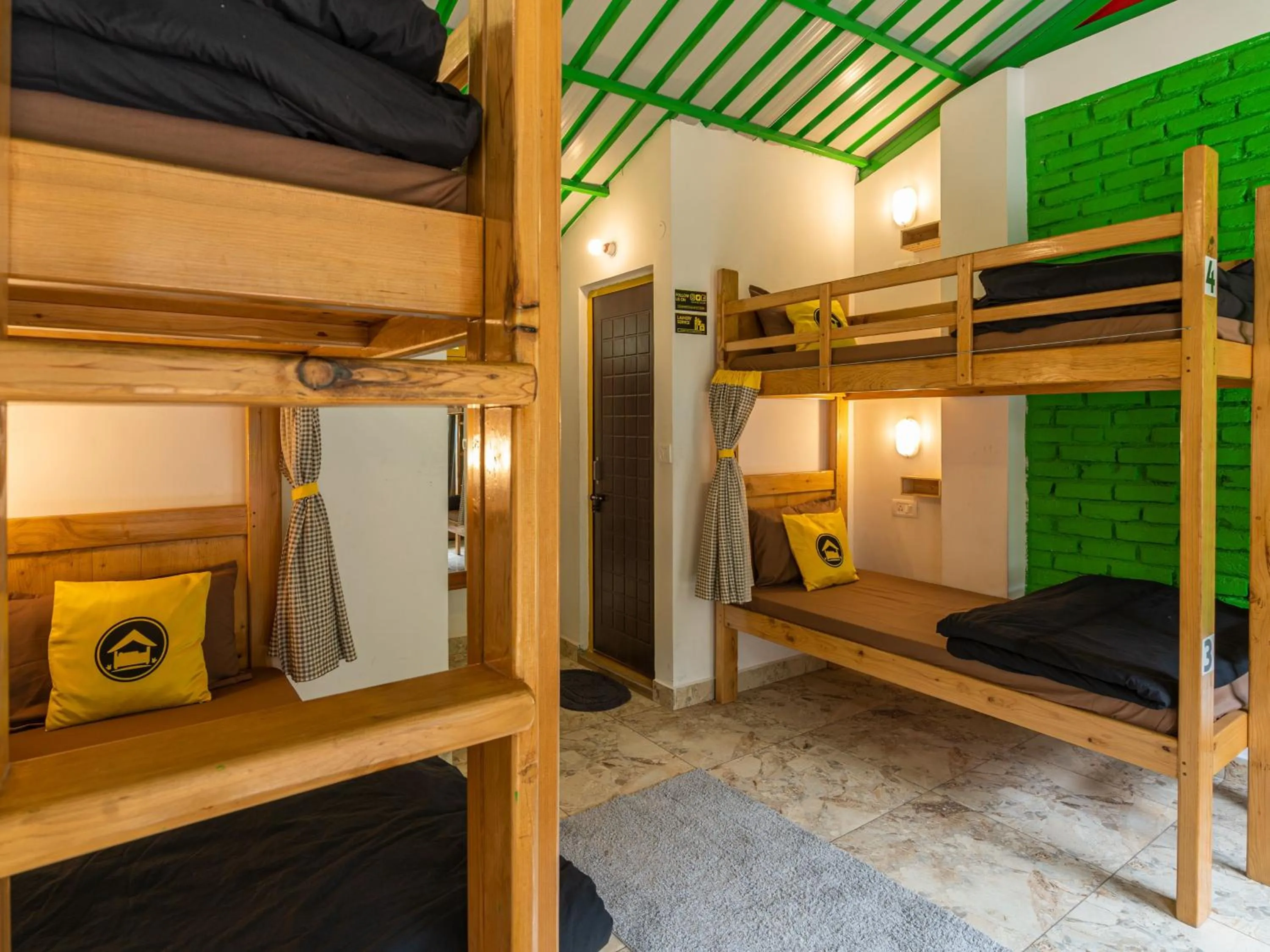 Photo of the whole room, Bed in The Hosteller Mussoorie By the Streamside, Kempty