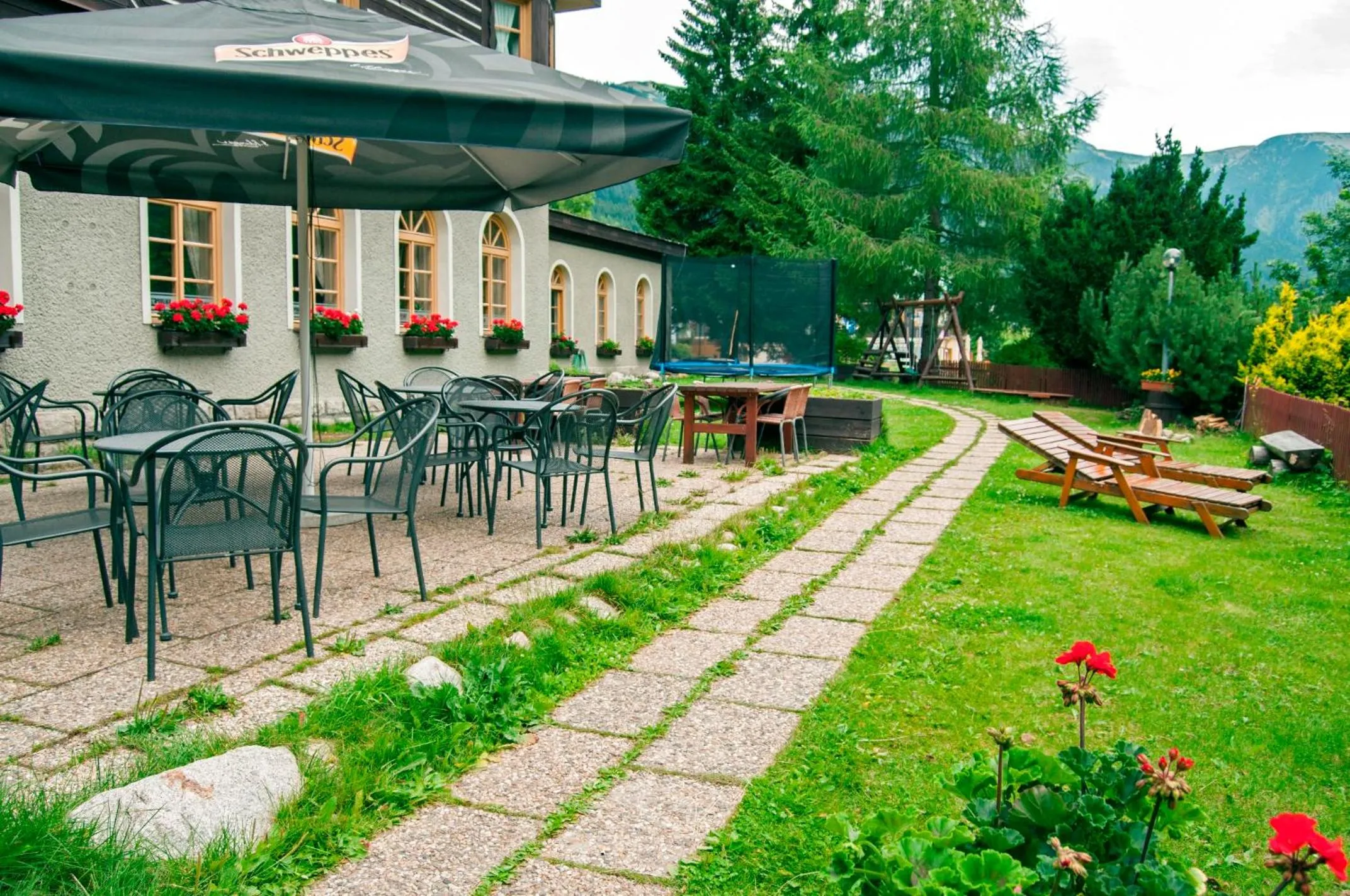 Balcony/Terrace in Alpský Hotel