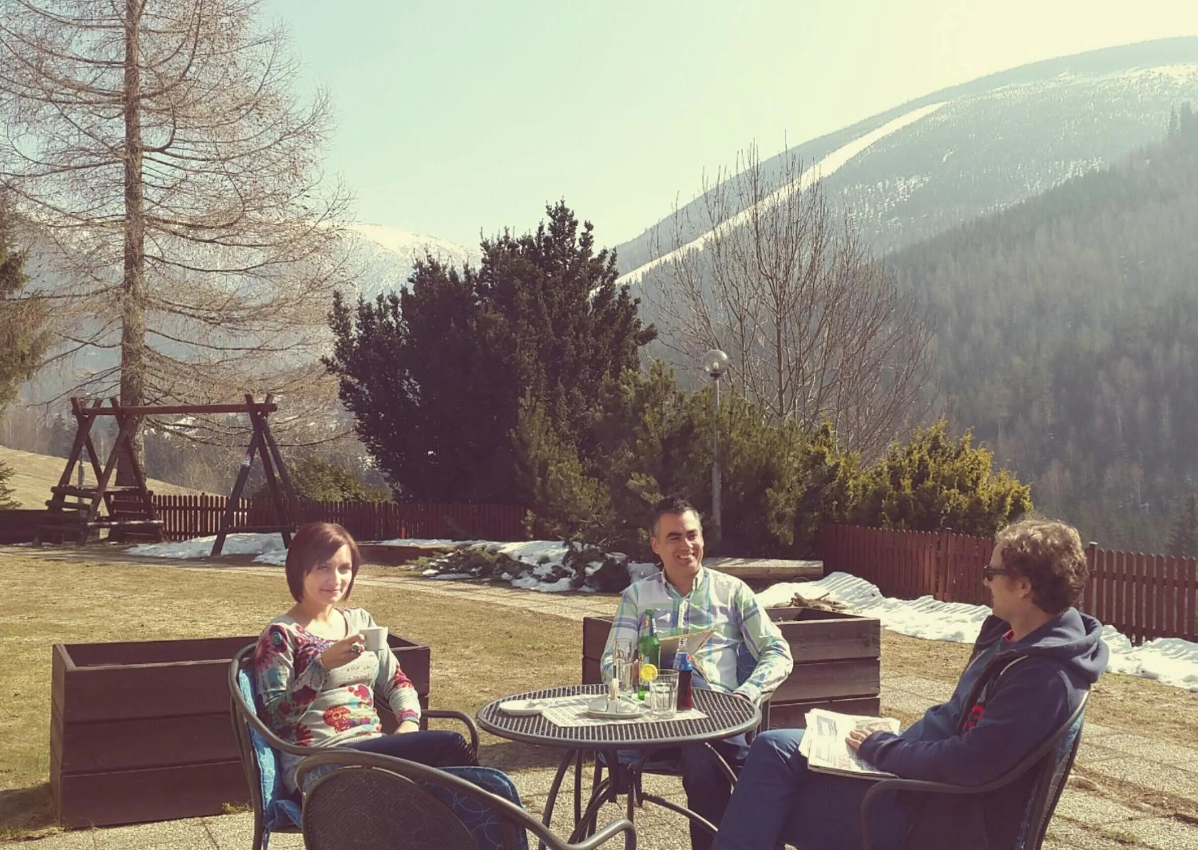Garden in Alpský Hotel