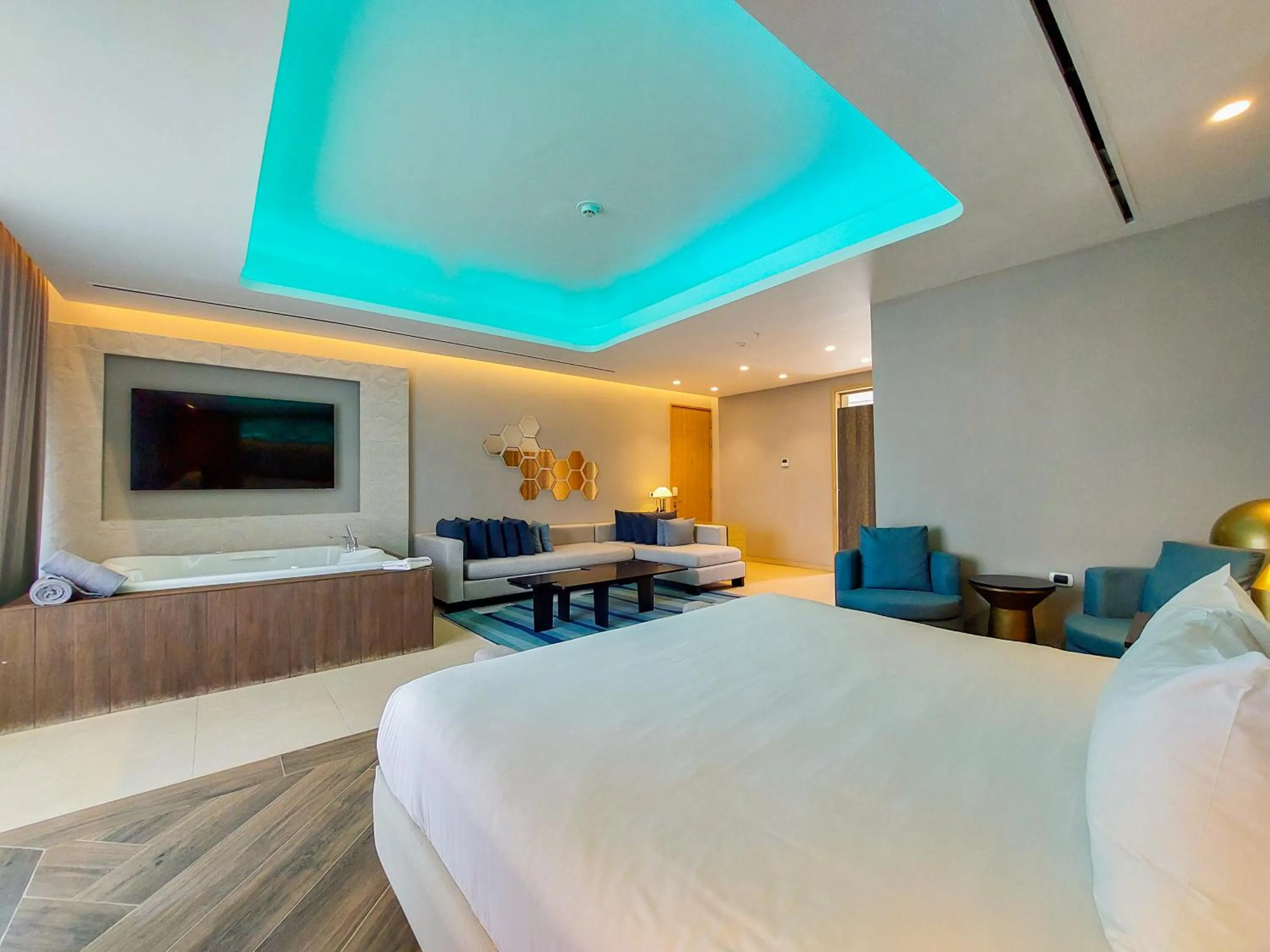 Photo of the whole room, Bed in Temptation Grand Miches Resort - All Inclusive - Couples Only