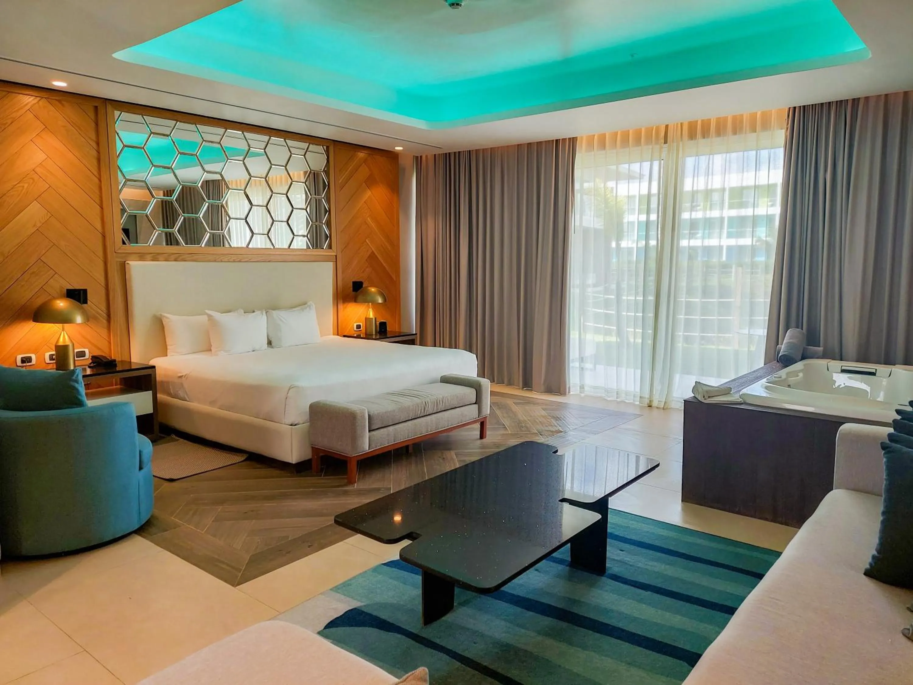 Photo of the whole room, Bed in Temptation Grand Miches Resort - All Inclusive - Couples Only