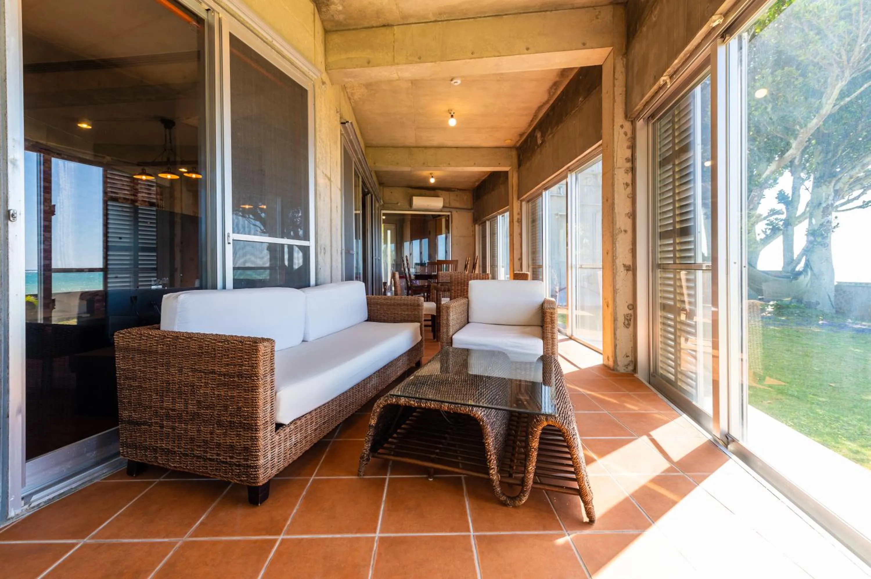 Living room in Pine House in Ginoza