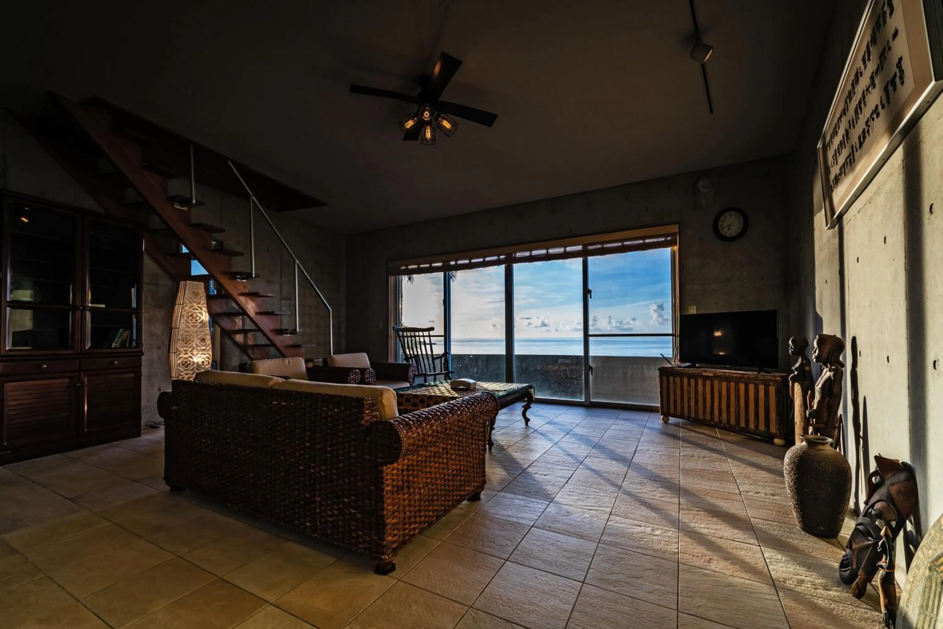 Living room in Pine House in Ginoza