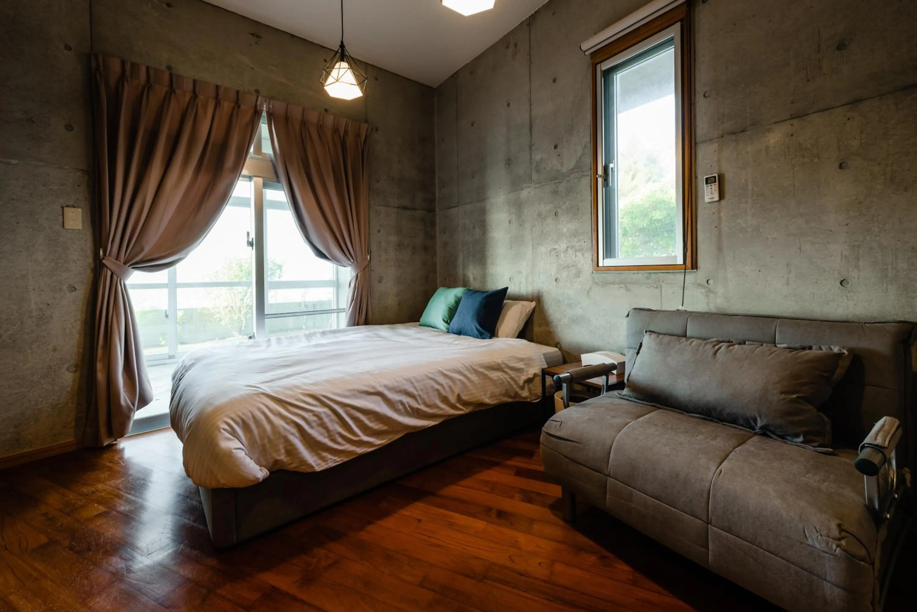 Bedroom, Bed in Pine House in Ginoza