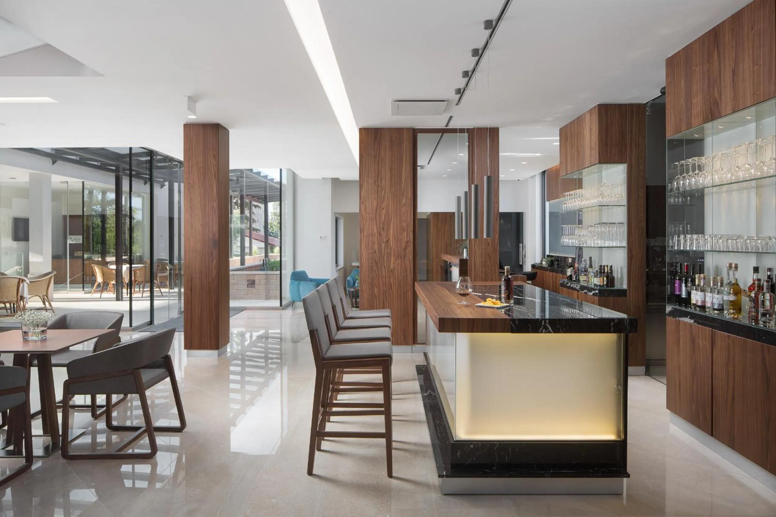 Seating area in Hotel Milan