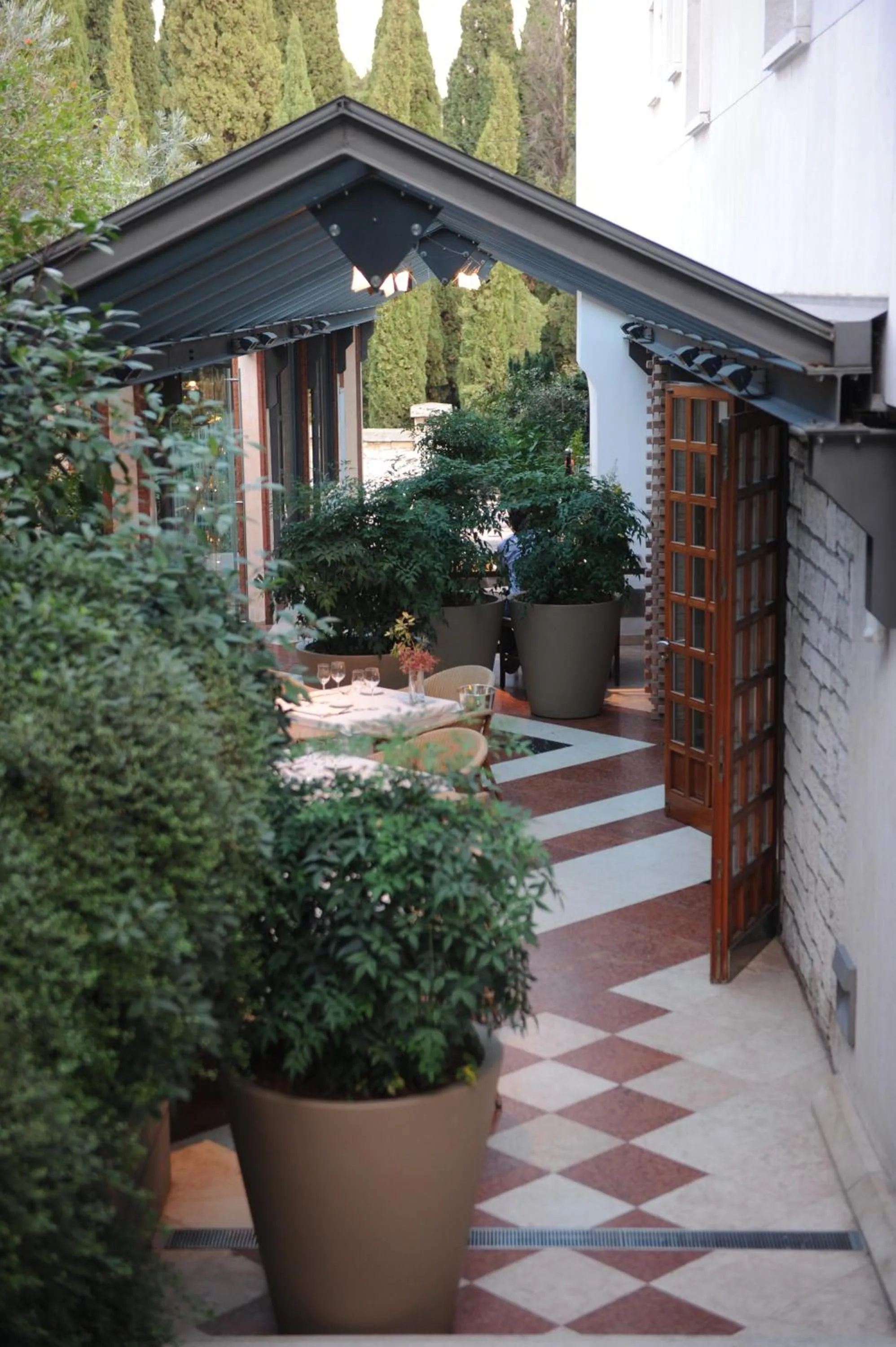 Balcony/Terrace in Hotel Milan