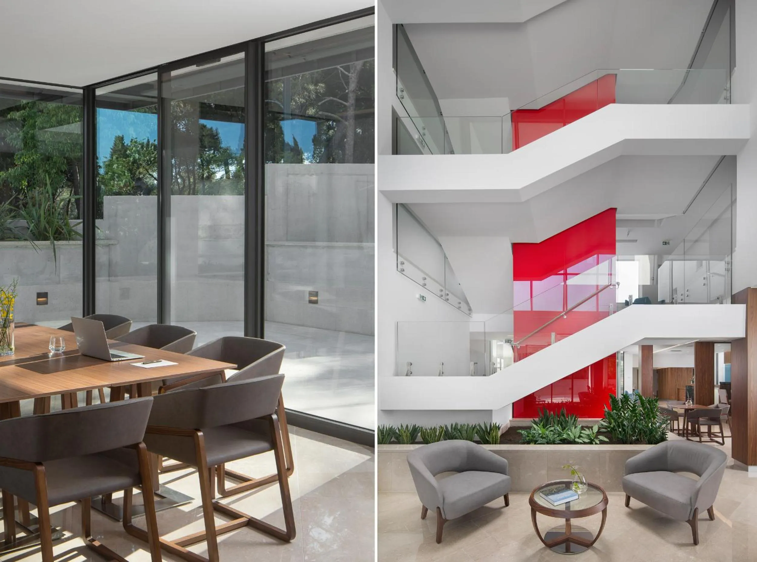 Seating area in Hotel Milan