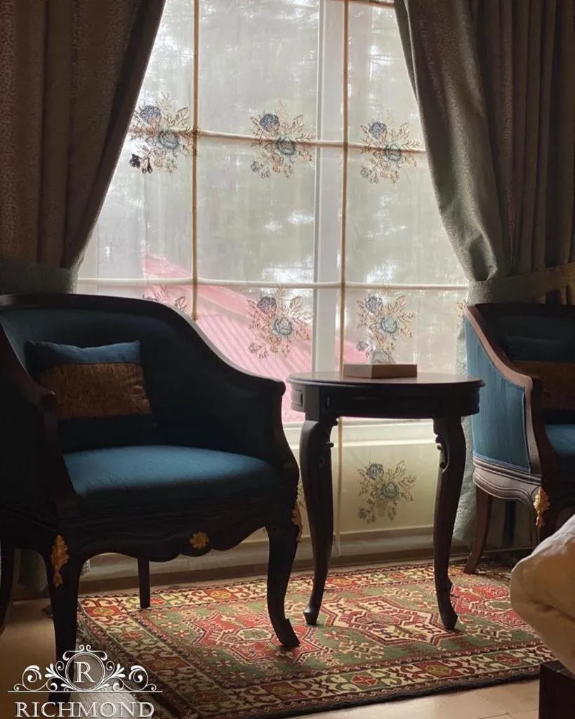 Seating area in Richmond Boutique Hotel