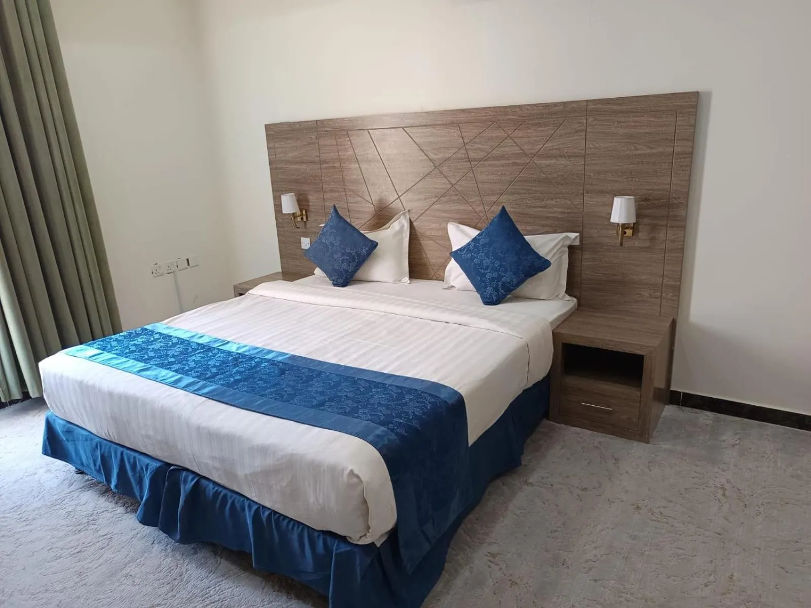 Bed in Al Farhan Hotel Qurtuba