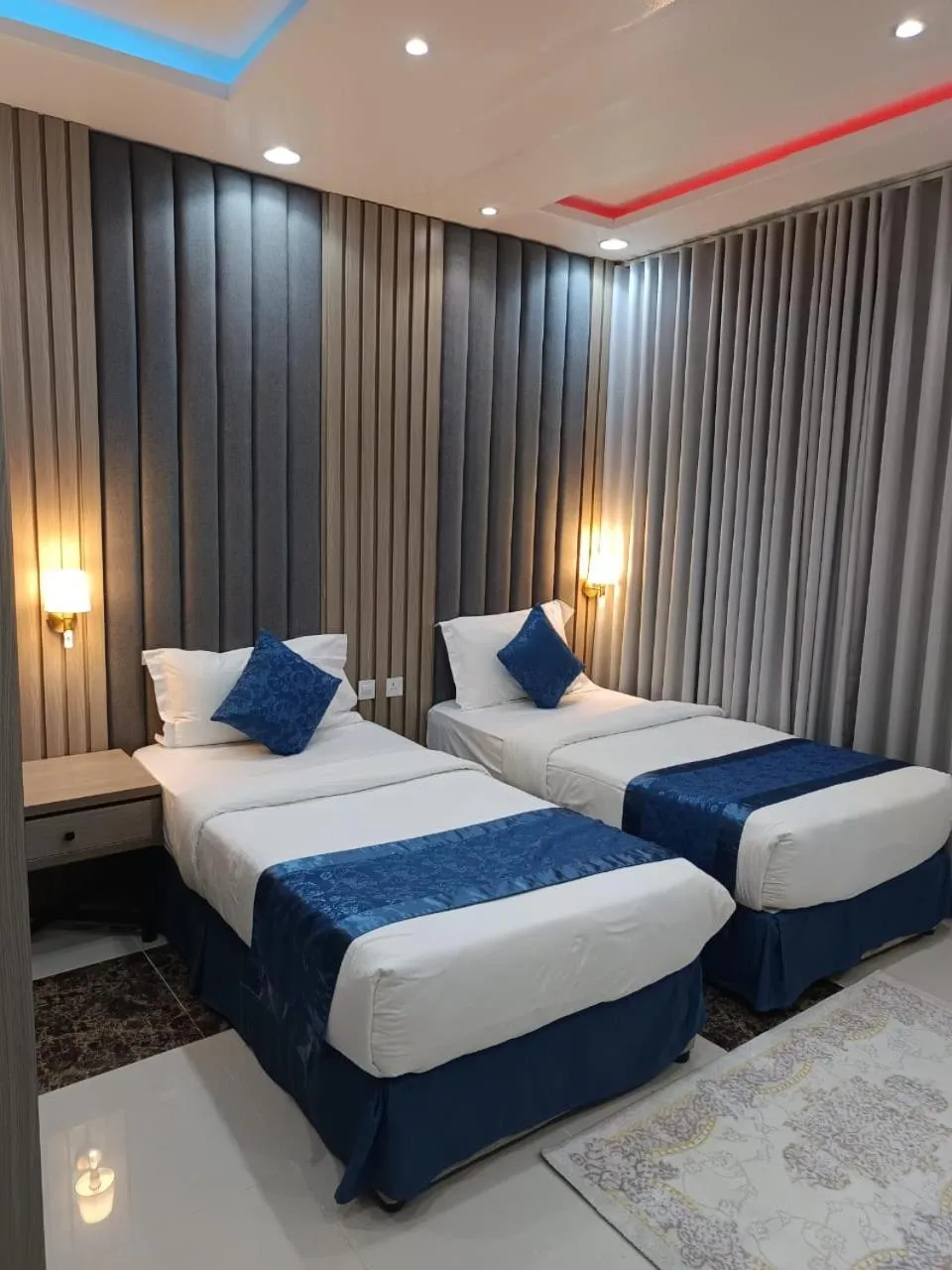 Bed in Al Farhan Hotel Qurtuba