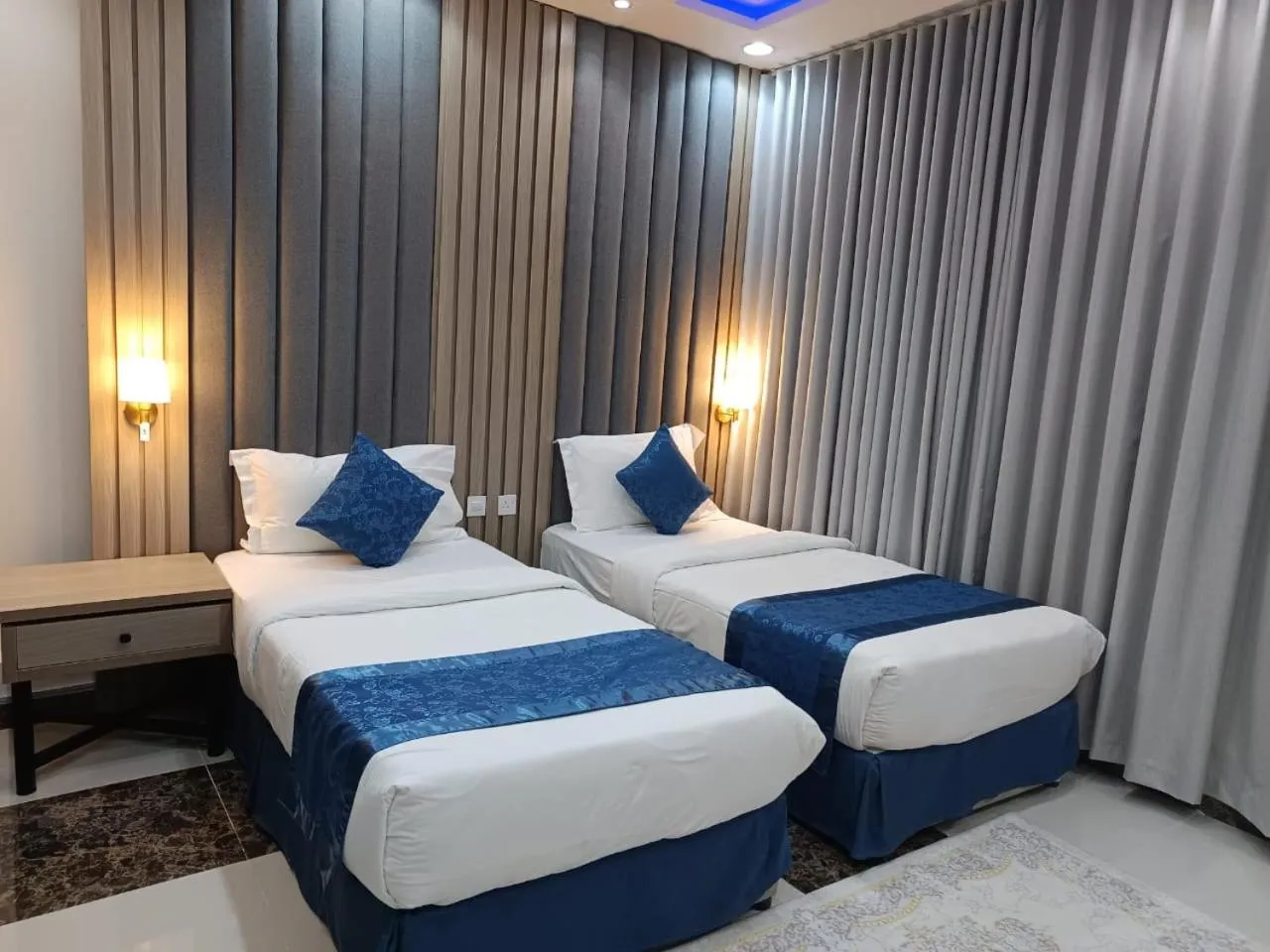 Bed in Al Farhan Hotel Qurtuba