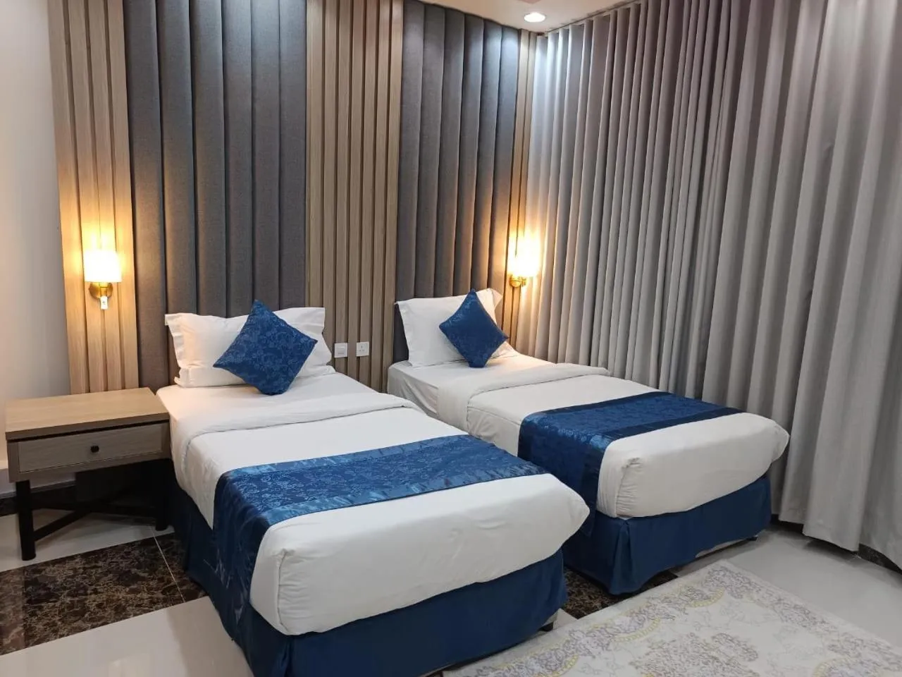 Bed in Al Farhan Hotel Qurtuba