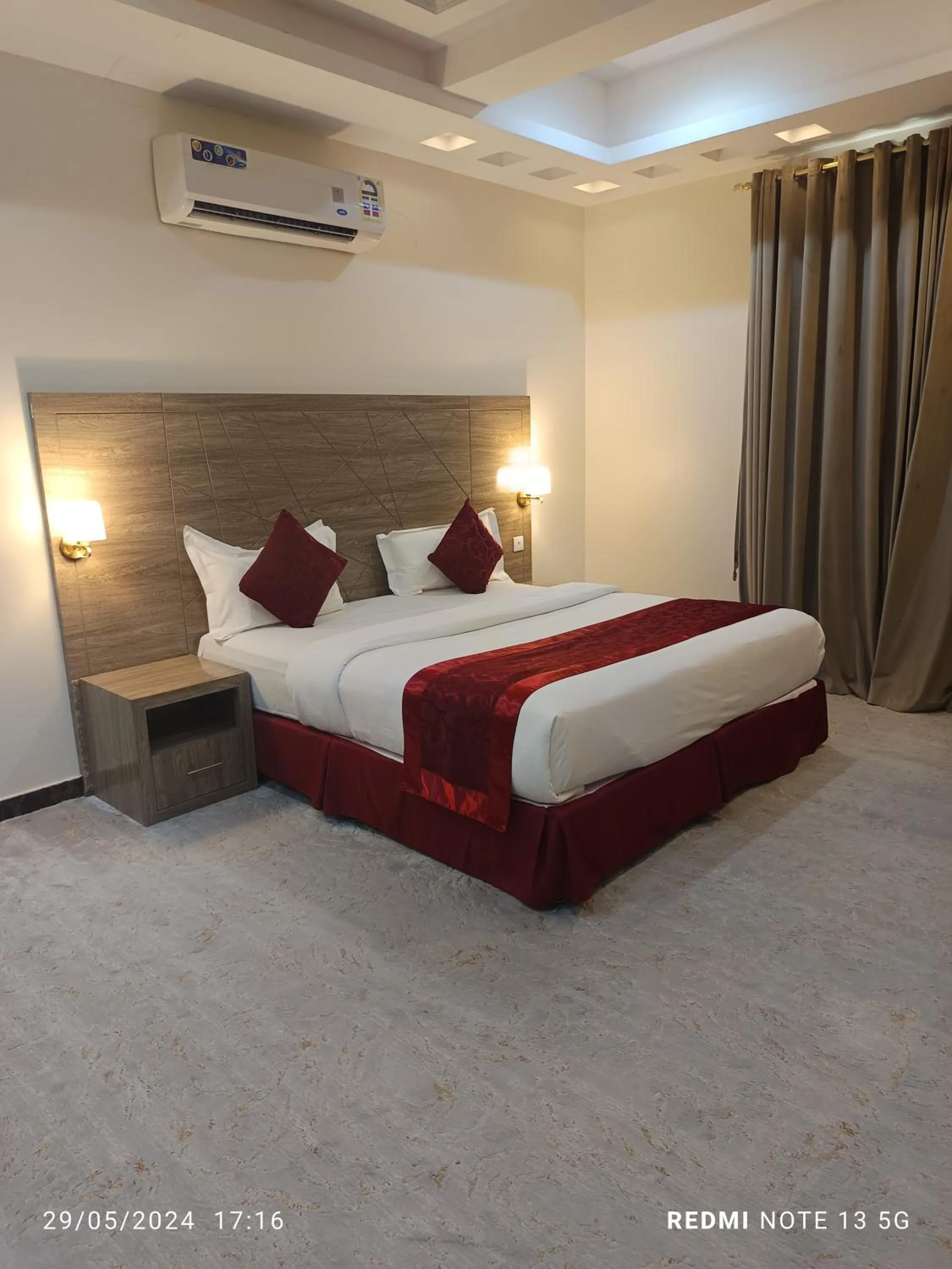 Bed in Al Farhan Hotel Qurtuba