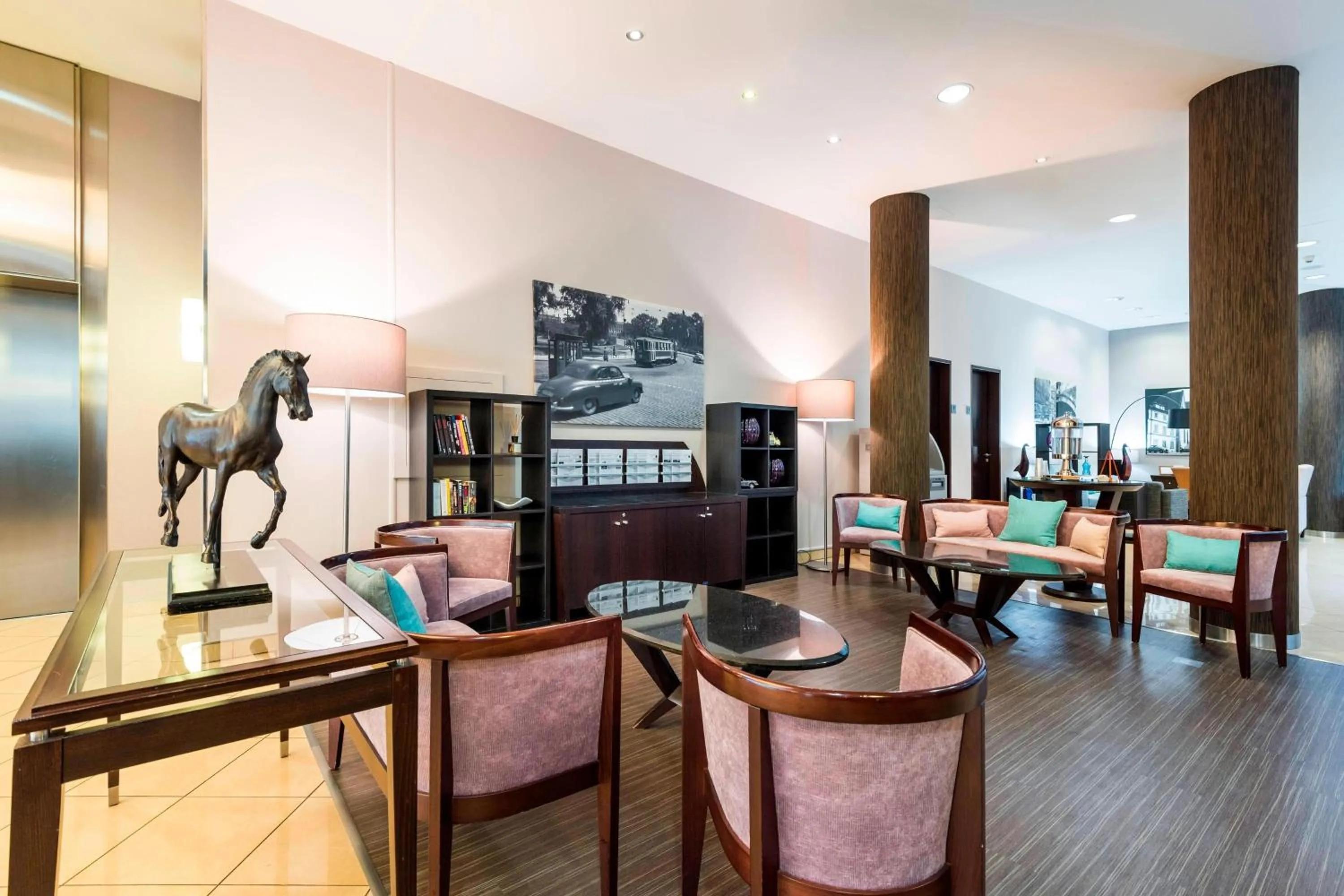 Lobby or reception in Courtyard by Marriott Prague City