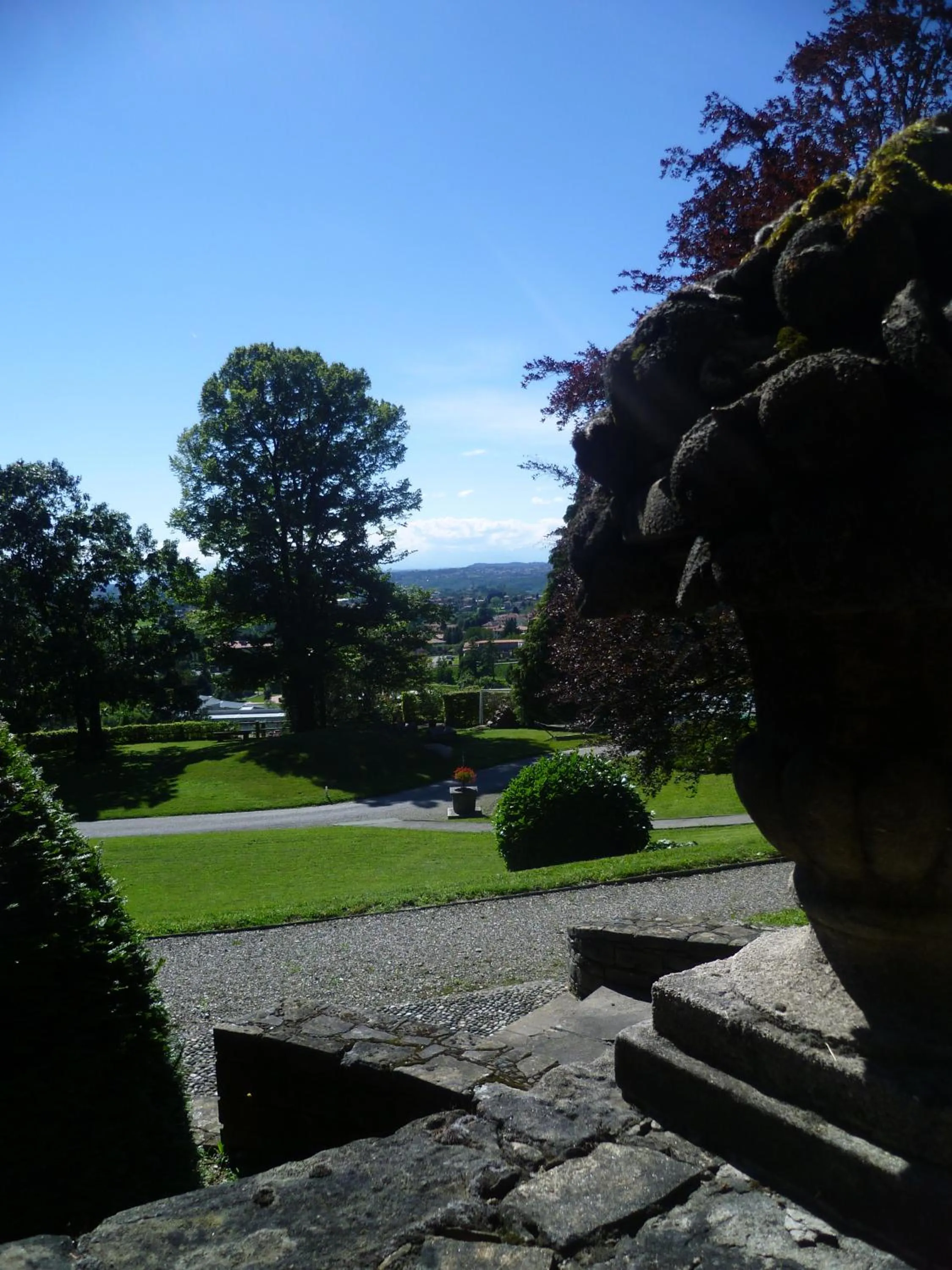 Garden view in Il Colombé B&B