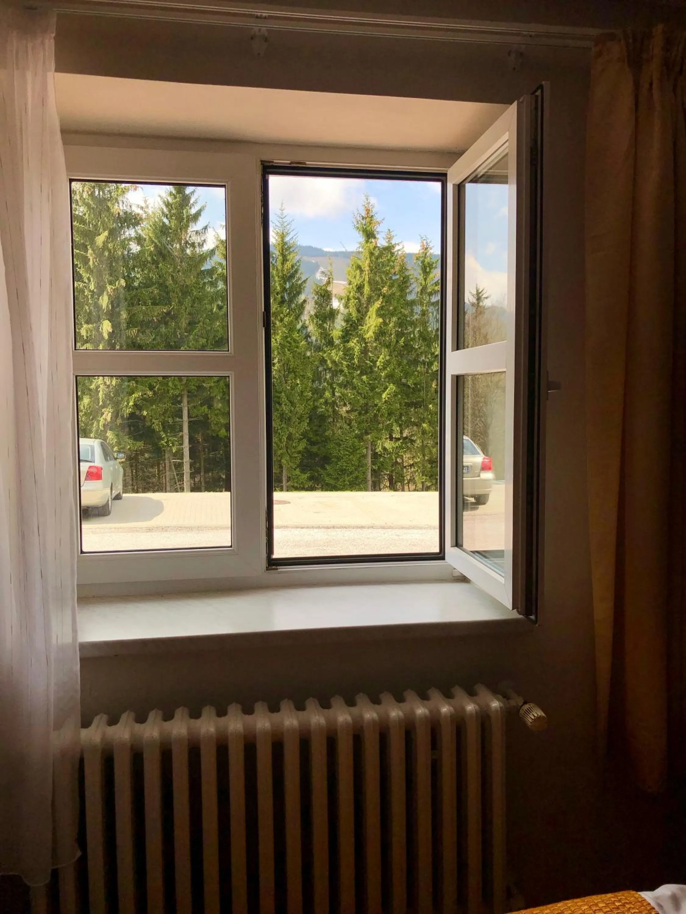 Mountain view in Hotel Sněžka