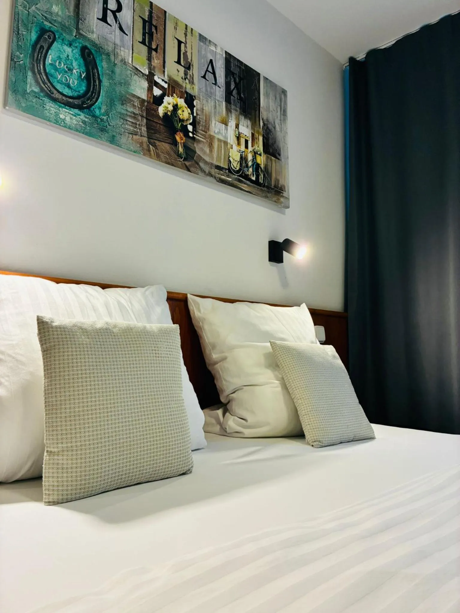 Bed in Hotel Sněžka