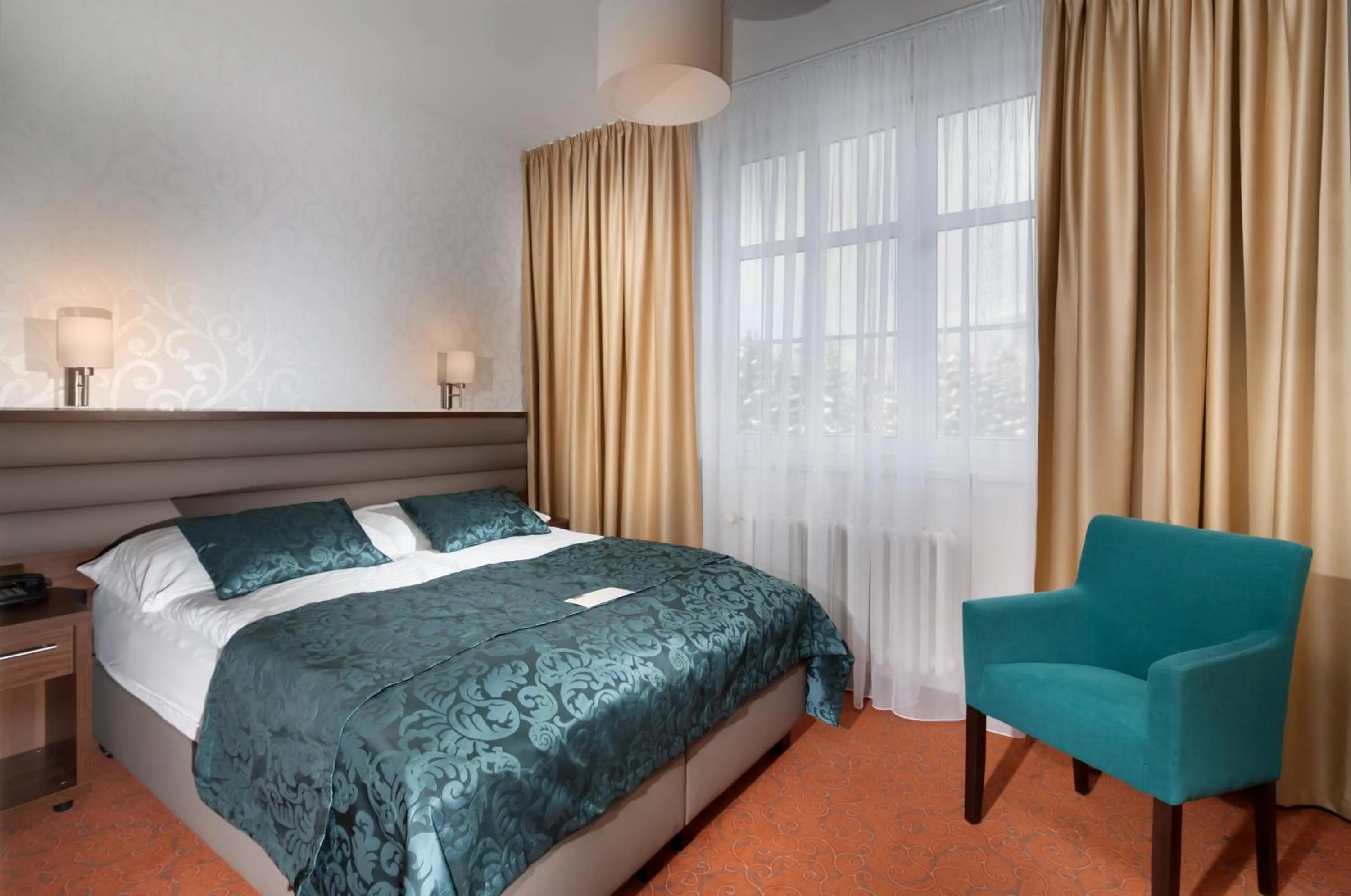 Photo of the whole room, Bed in Hotel Sněžka