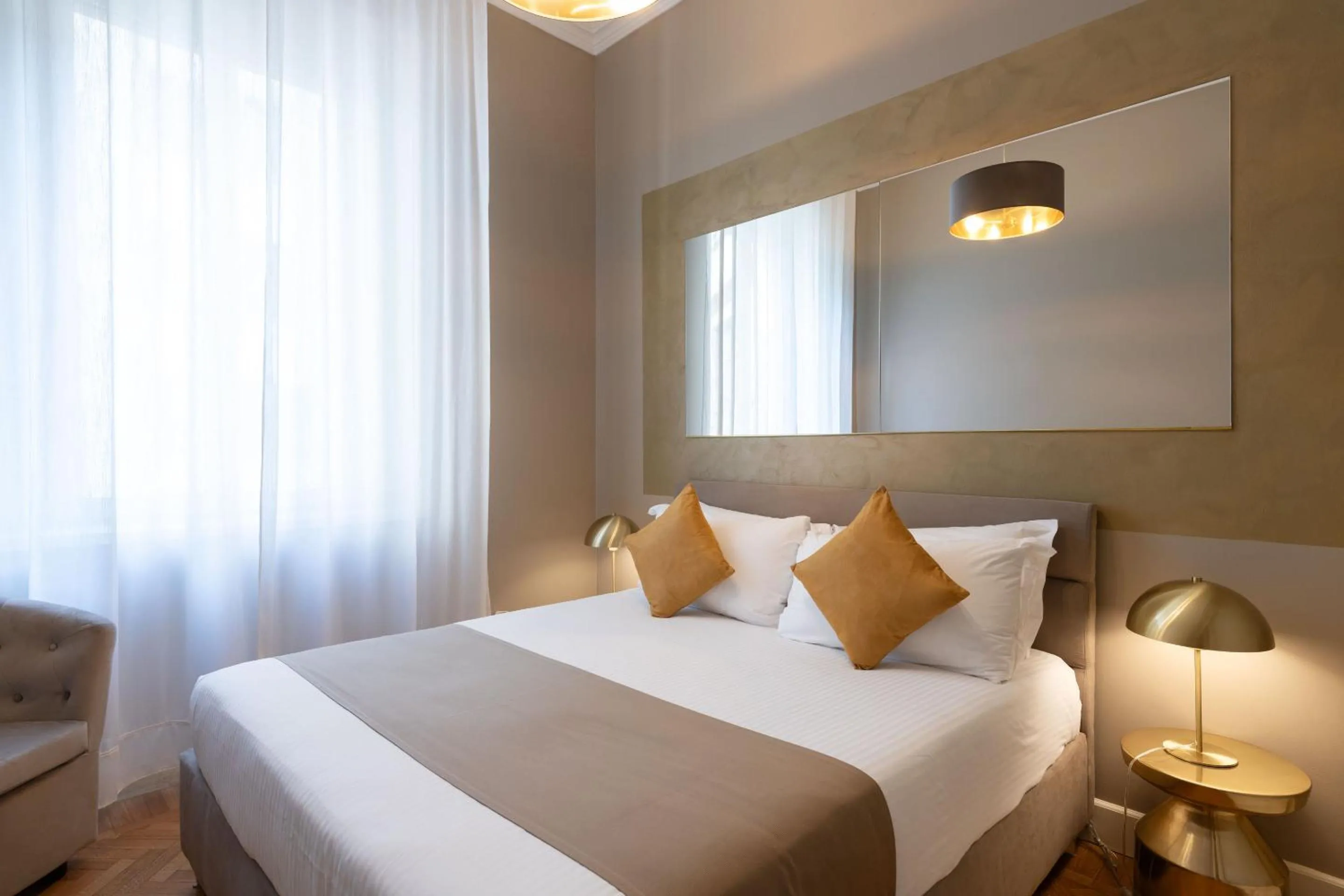 Bedroom, Bed in Heart Milan Apartments Sforza Duomo