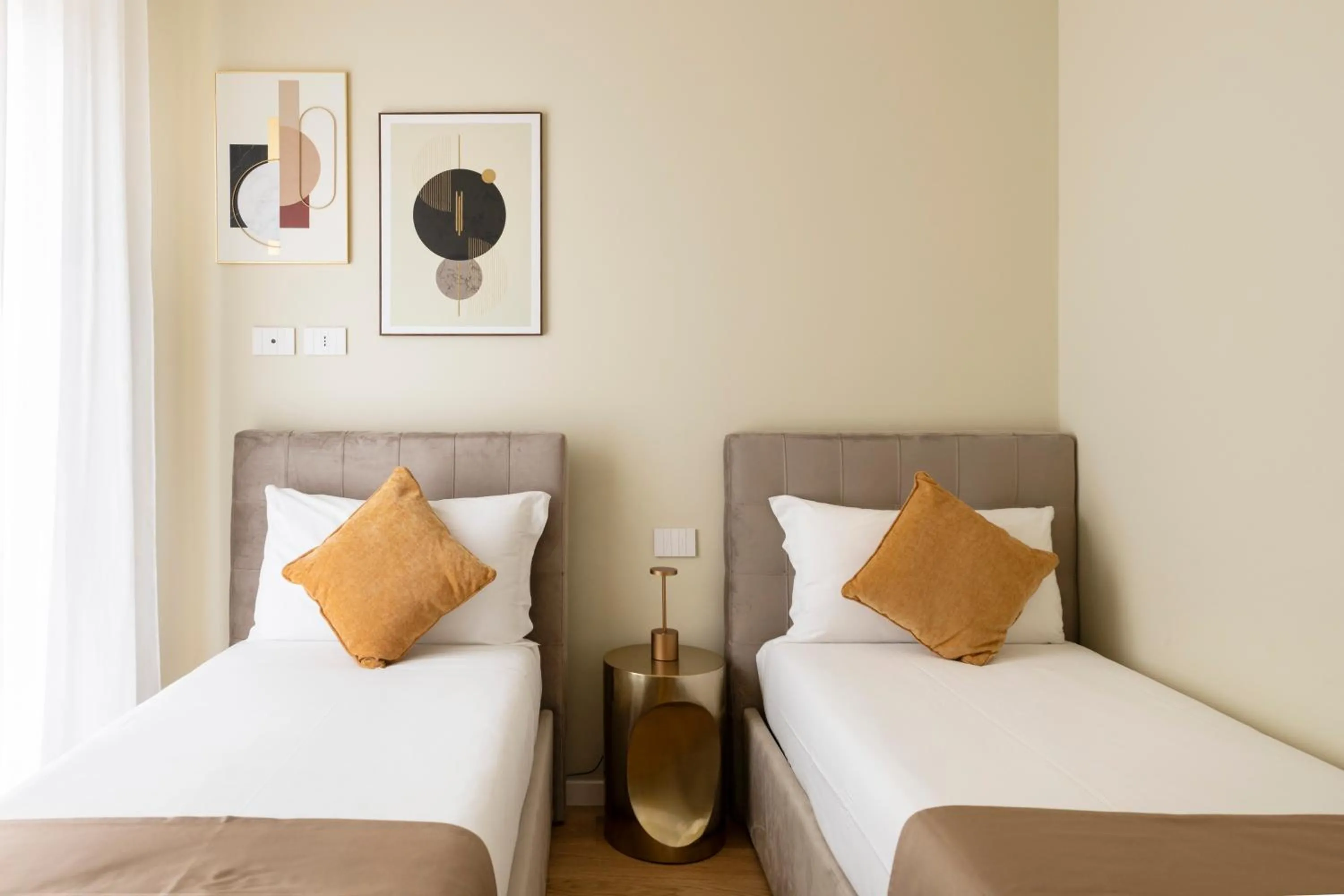Bedroom, Bed in Heart Milan Apartments Sforza Duomo