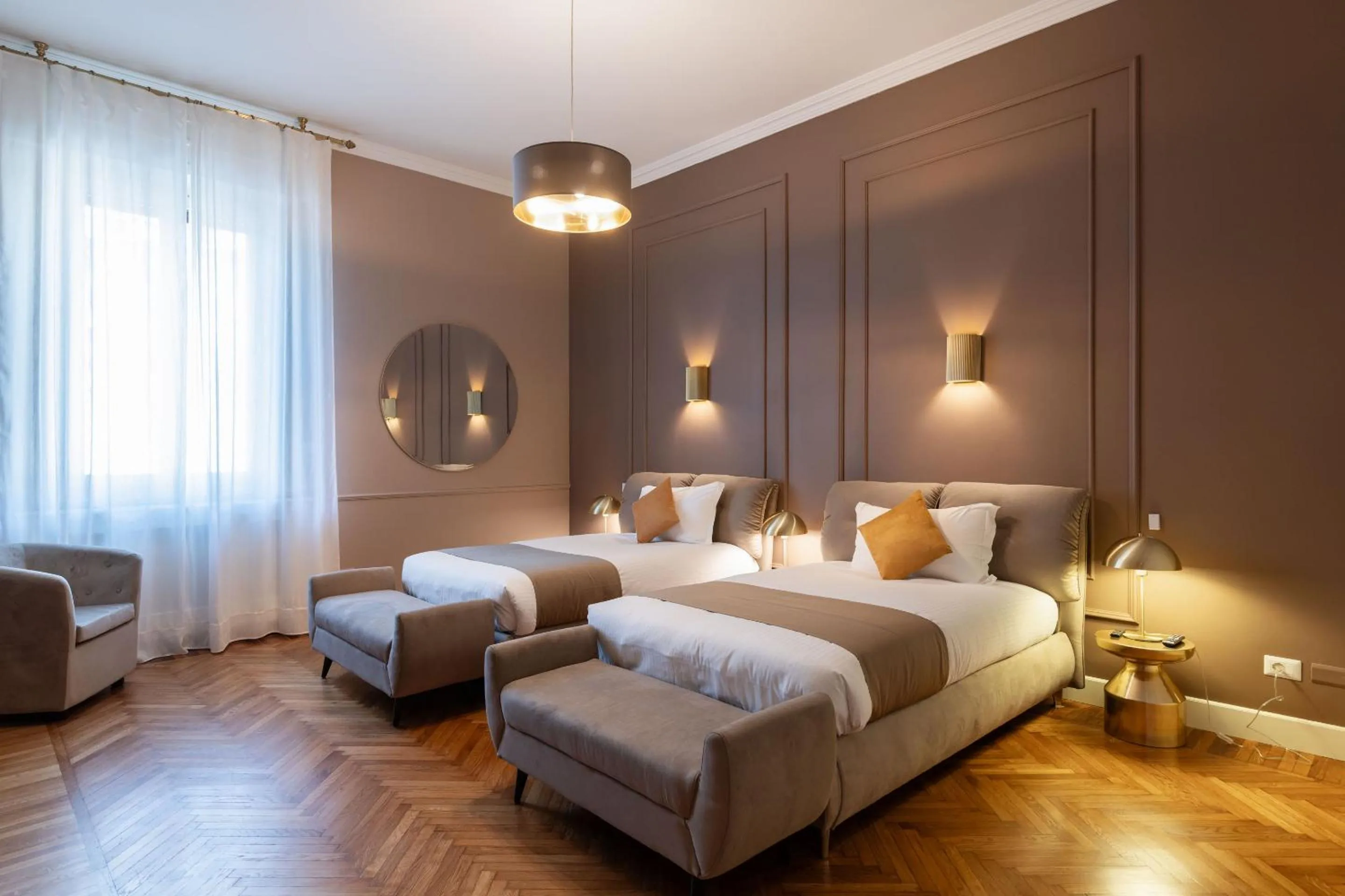 Bedroom, Bed in Heart Milan Apartments Sforza Duomo