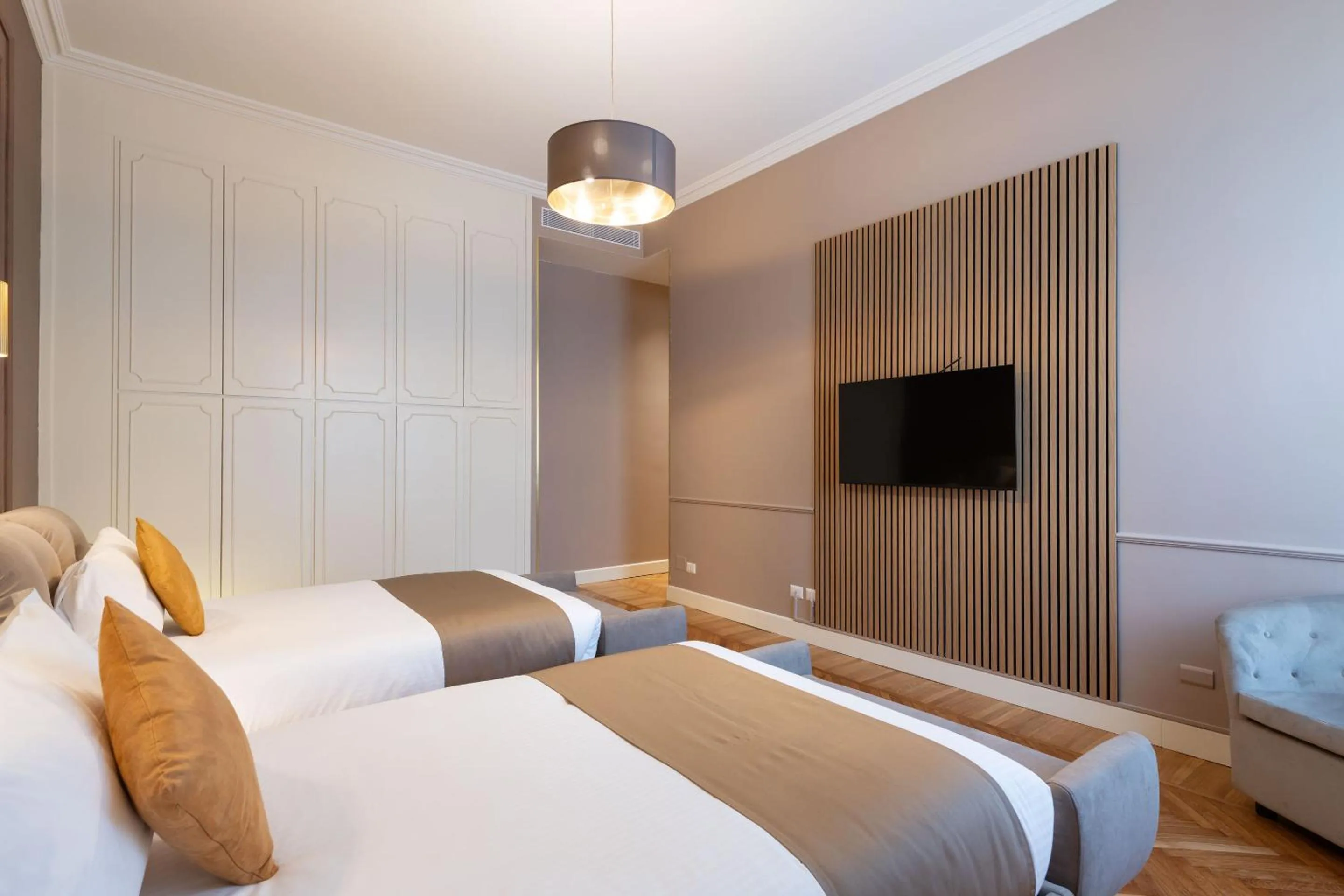 Bedroom, Bed in Heart Milan Apartments Sforza Duomo