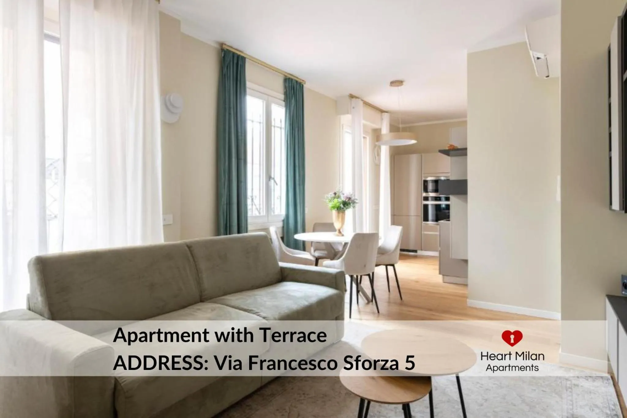 Living room in Heart Milan Apartments Sforza Duomo
