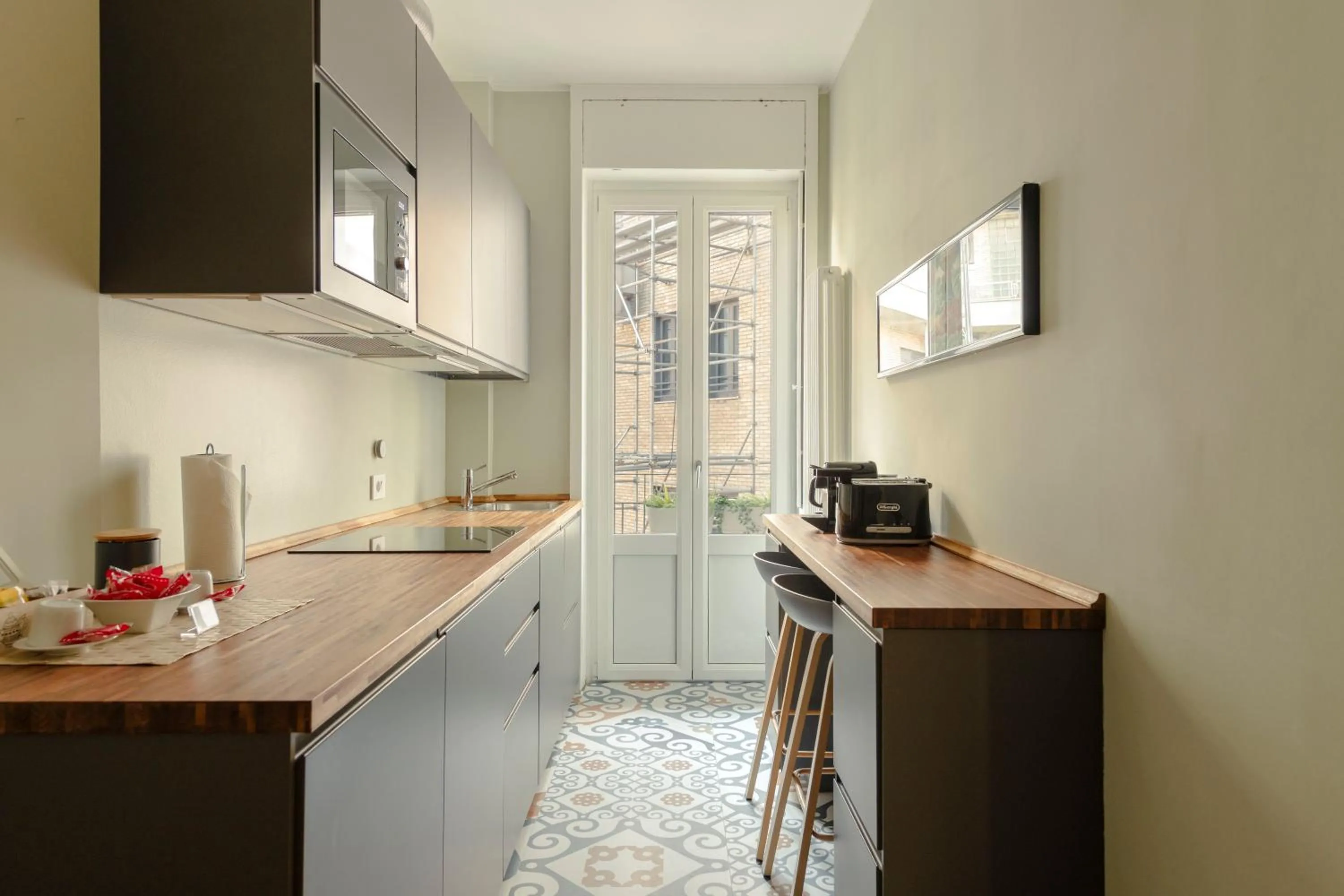 kitchen in Heart Milan Apartments Sforza Duomo