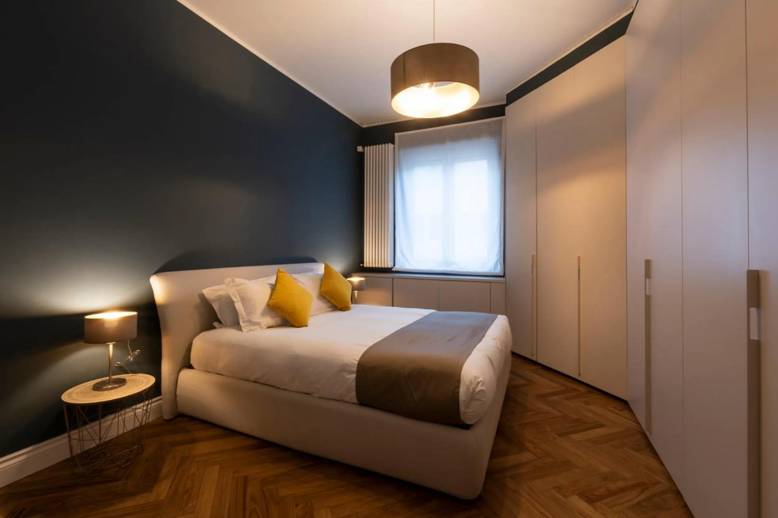 Bedroom, Bed in Heart Milan Apartments Sforza Duomo