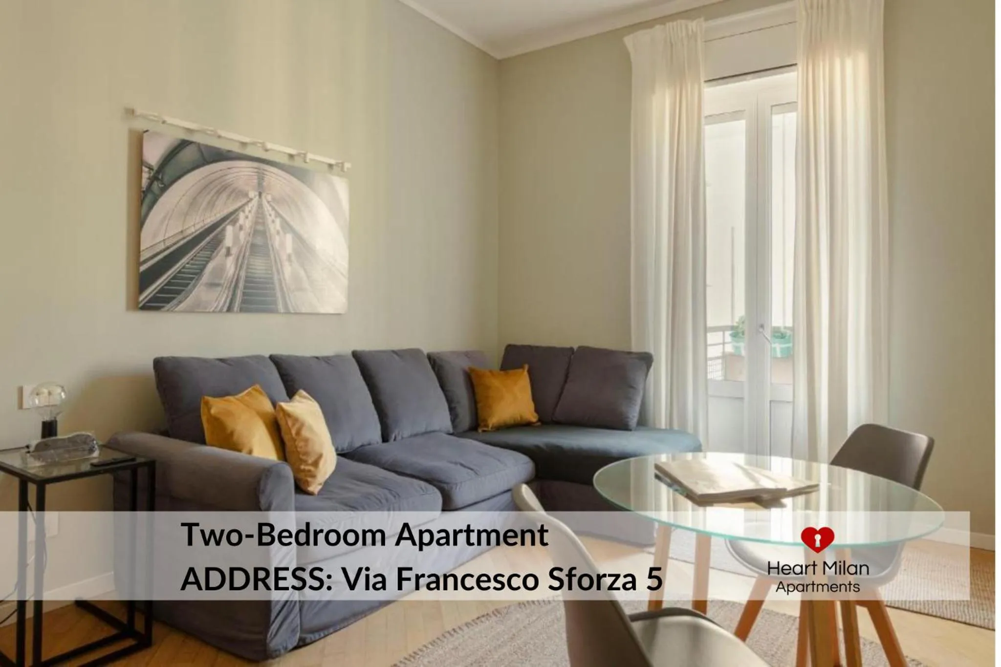 Living room in Heart Milan Apartments Sforza Duomo