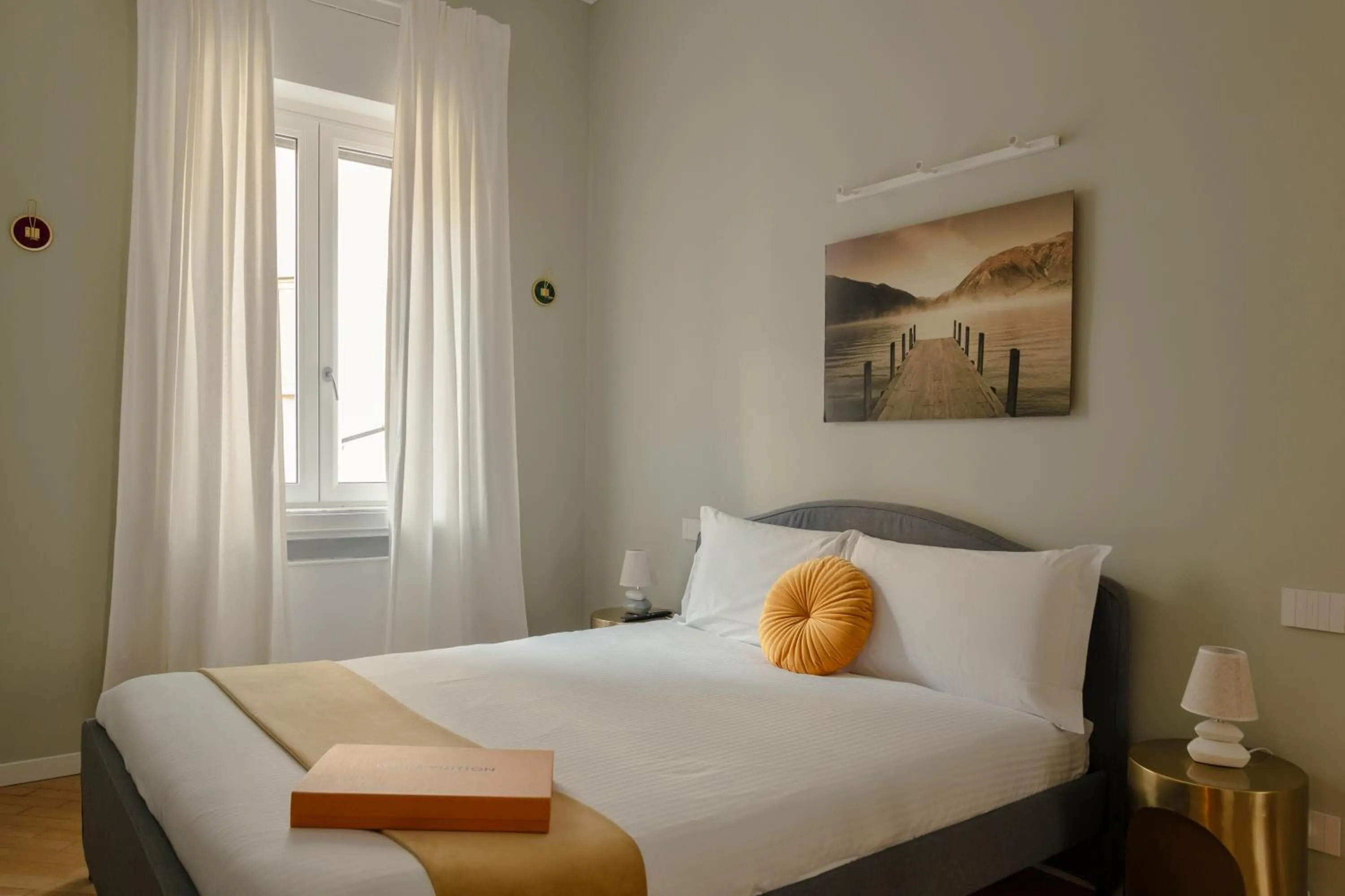 Bedroom, Bed in Heart Milan Apartments Sforza Duomo