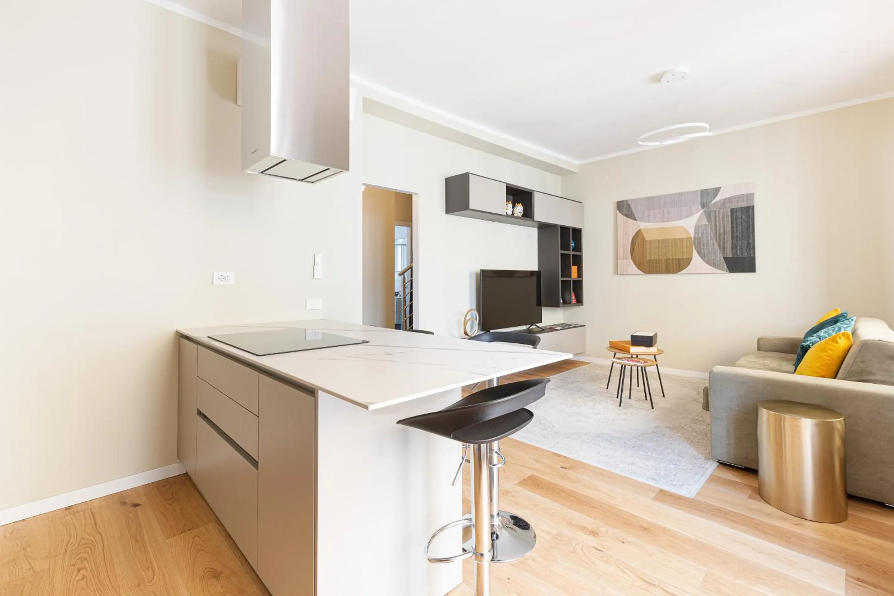 Kitchen or kitchenette in Heart Milan Apartments Sforza Duomo
