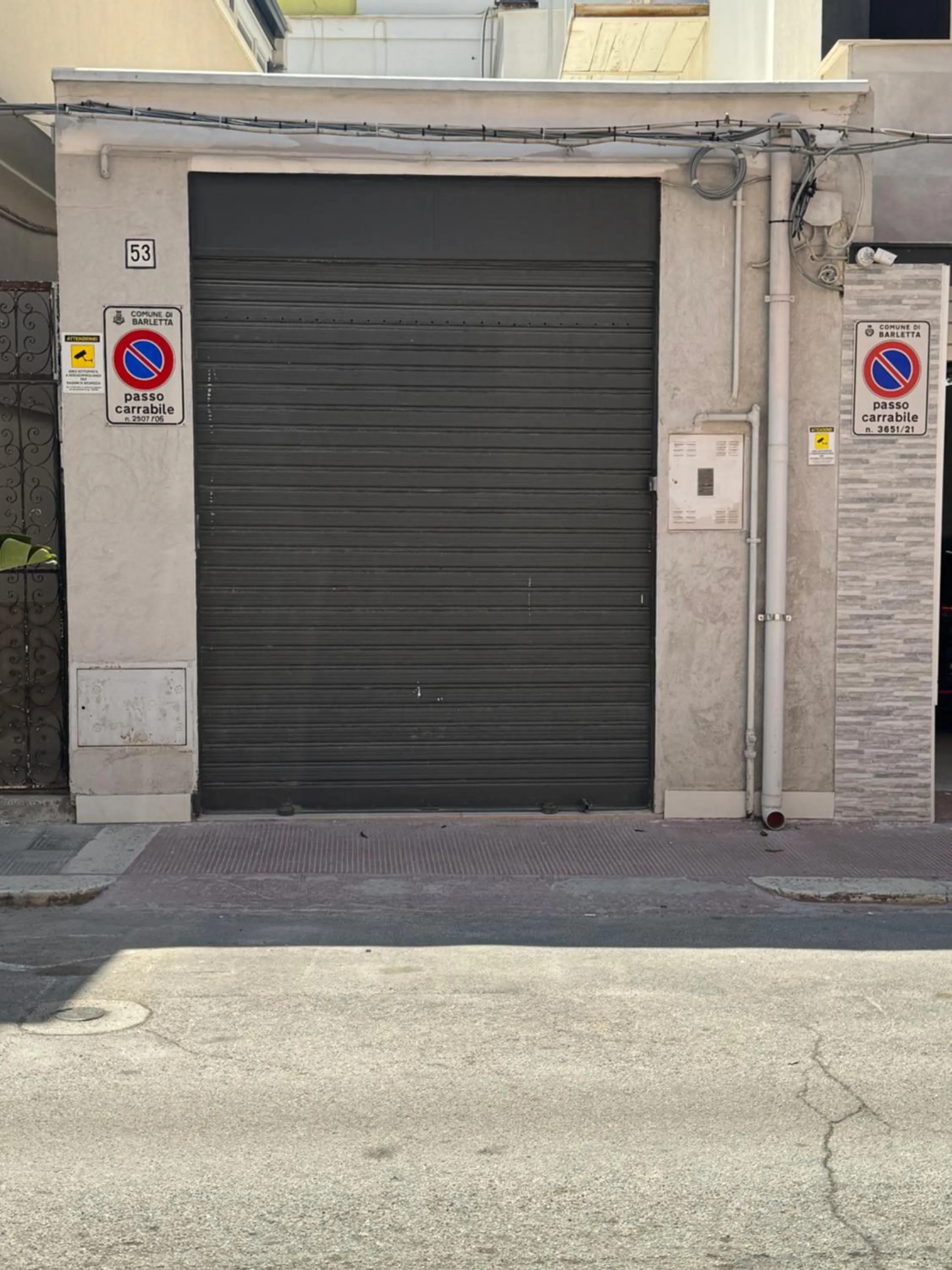 Parking in B&B Elles con parcheggio interno