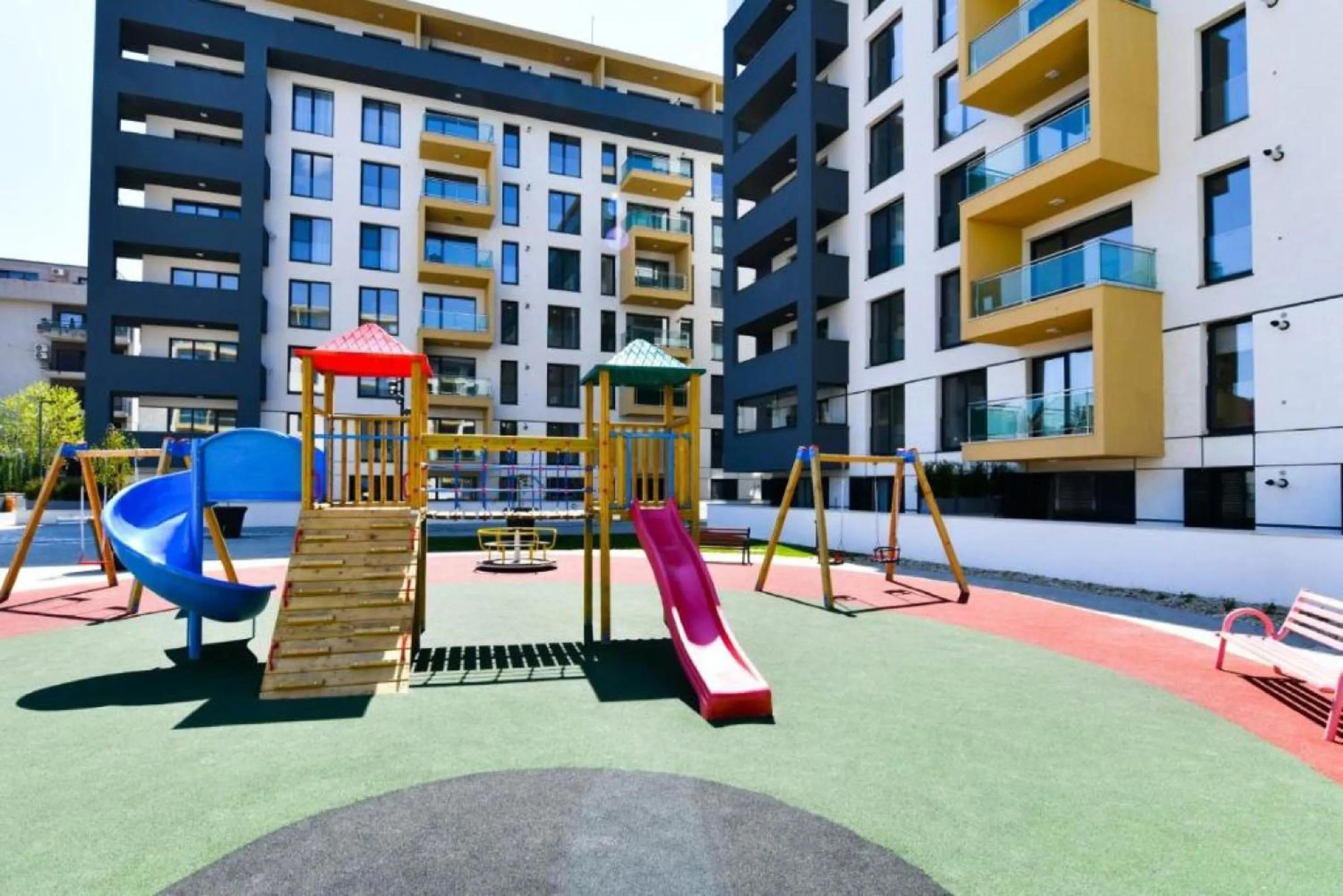 Children play ground in North Artistique - Aviatiei