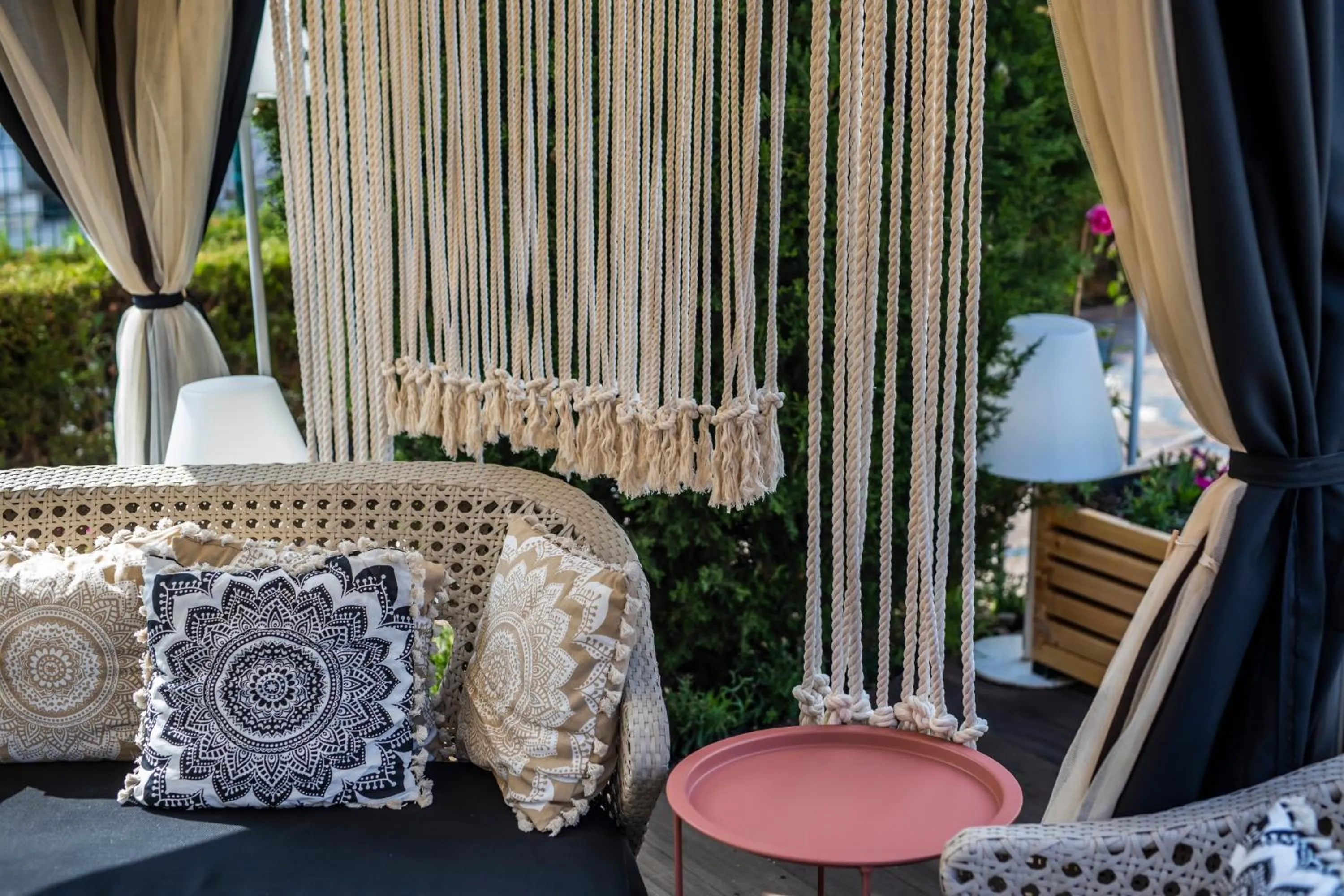 Patio in Touristic Complex Hacienda Beach Apartments Sozopol