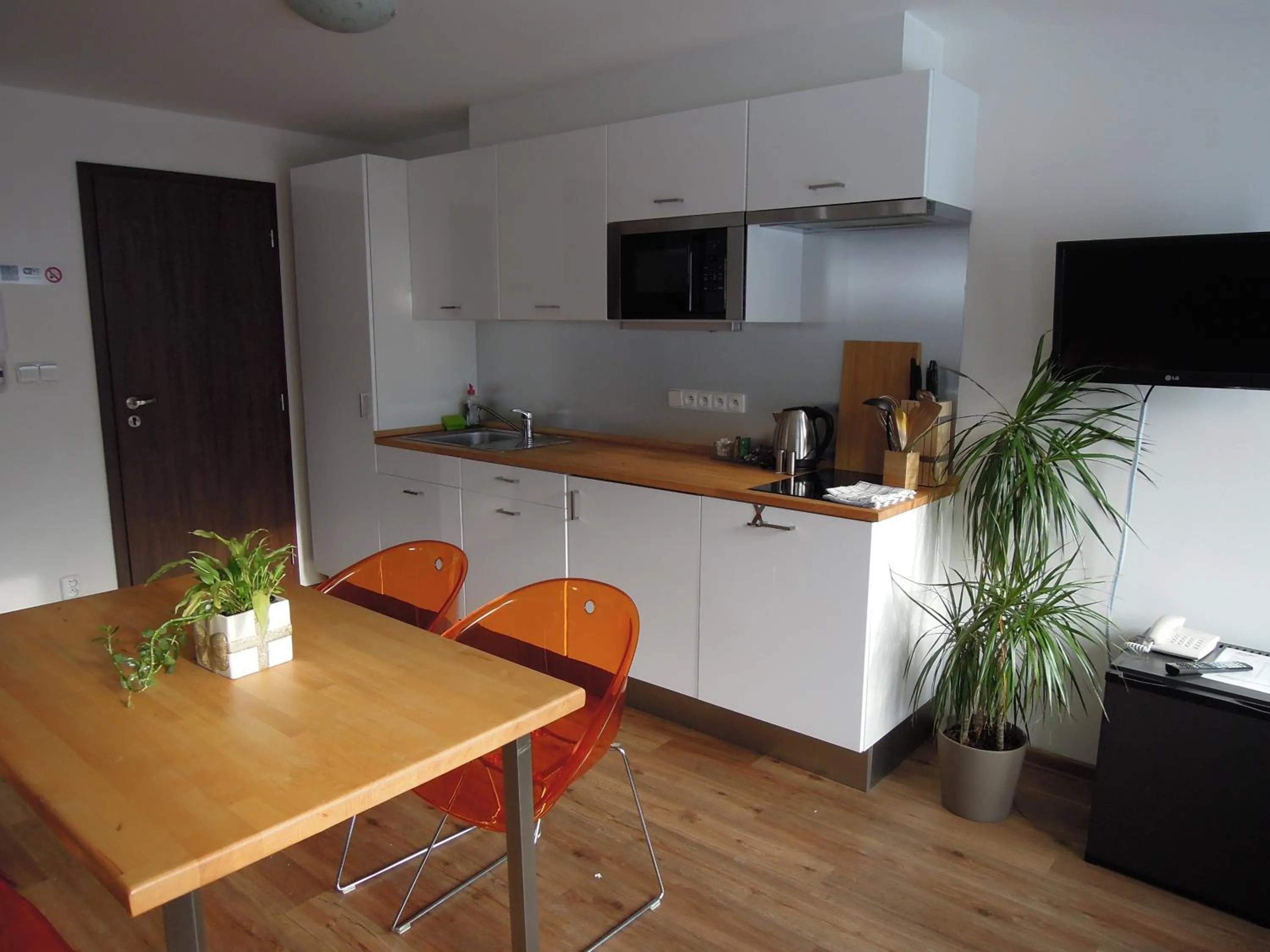 Kitchen or kitchenette in Hotel U Kabinky