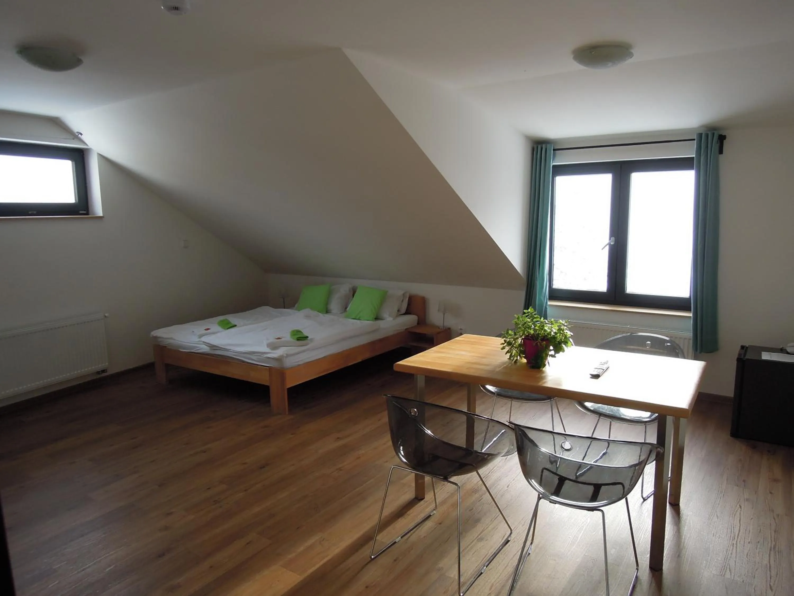 Bed in Hotel U Kabinky