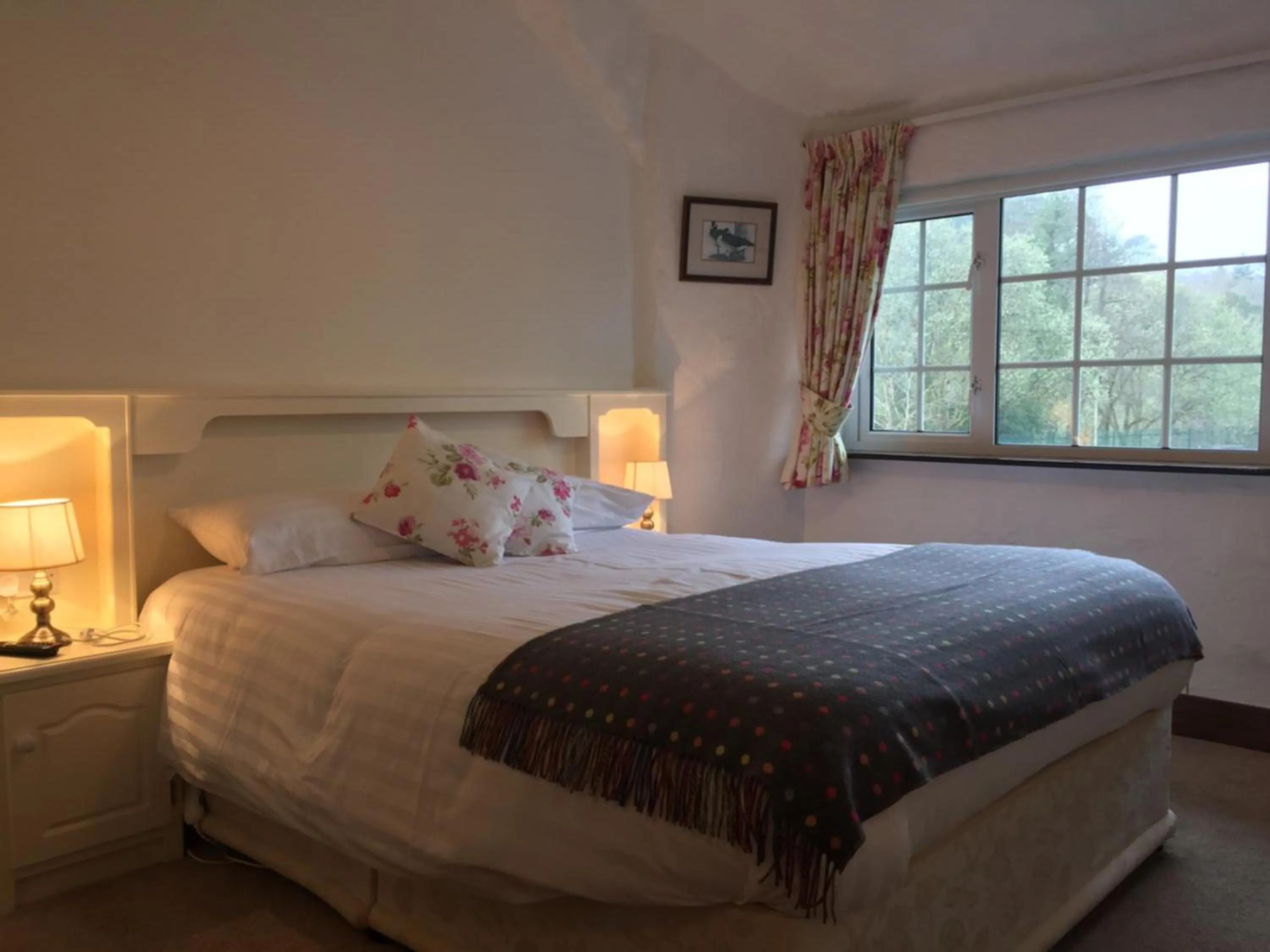 Shower, Bed in Ryan's River Lodge B&B