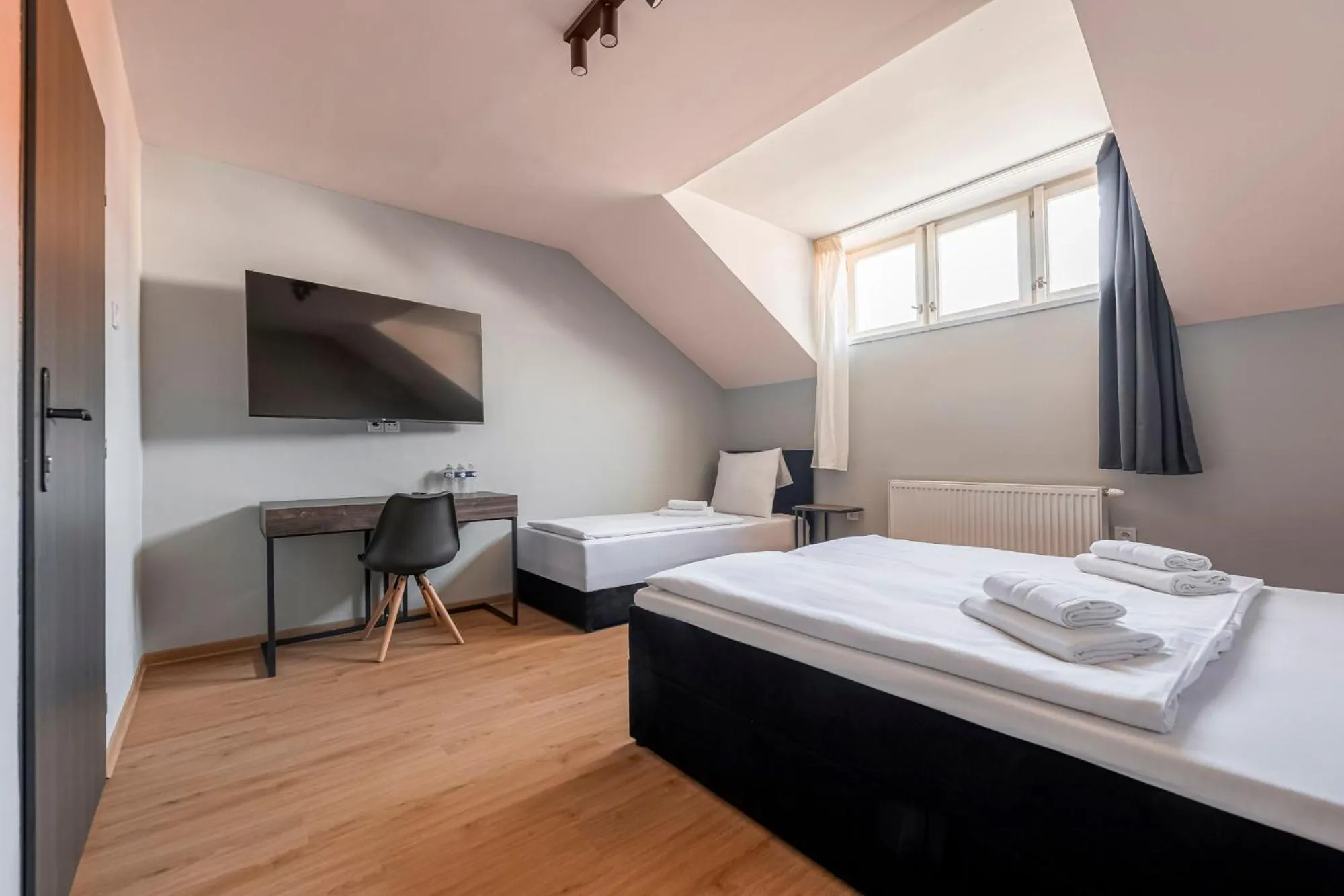 Photo of the whole room, Bed in Koruna Hotel