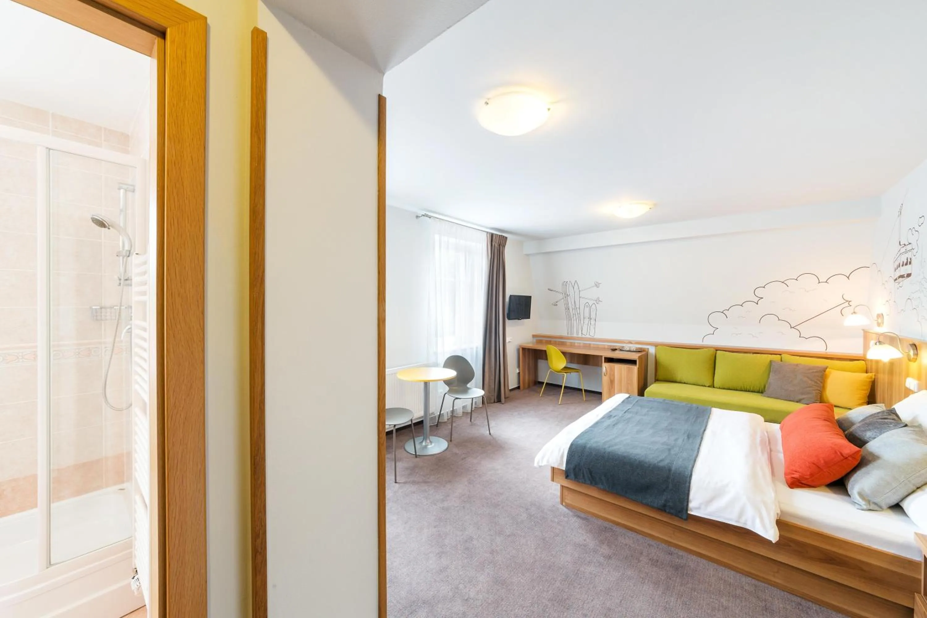 Decorative detail, Bed in Wellness Hotel Grand