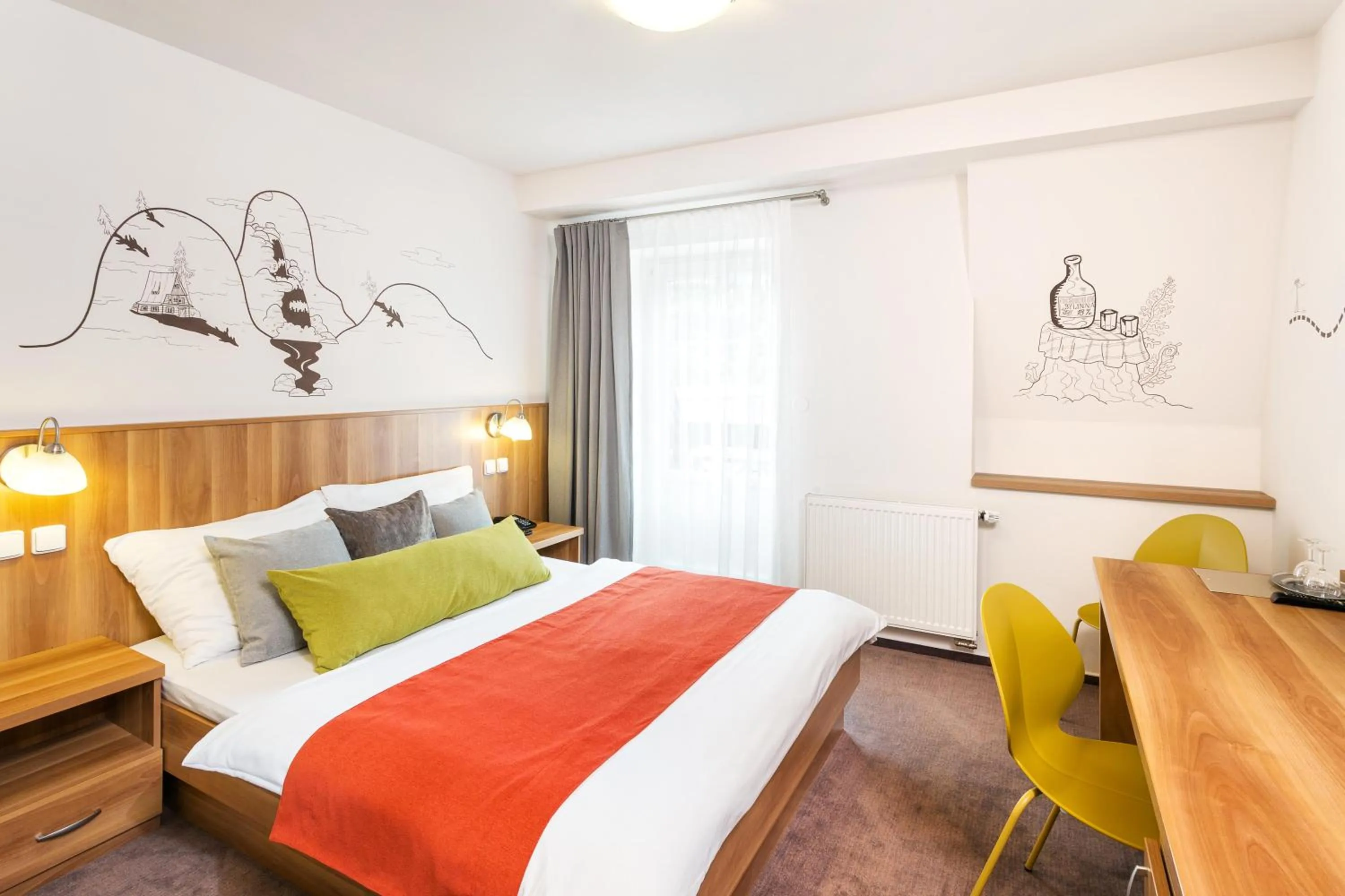 Bedroom, Bed in Wellness Hotel Grand