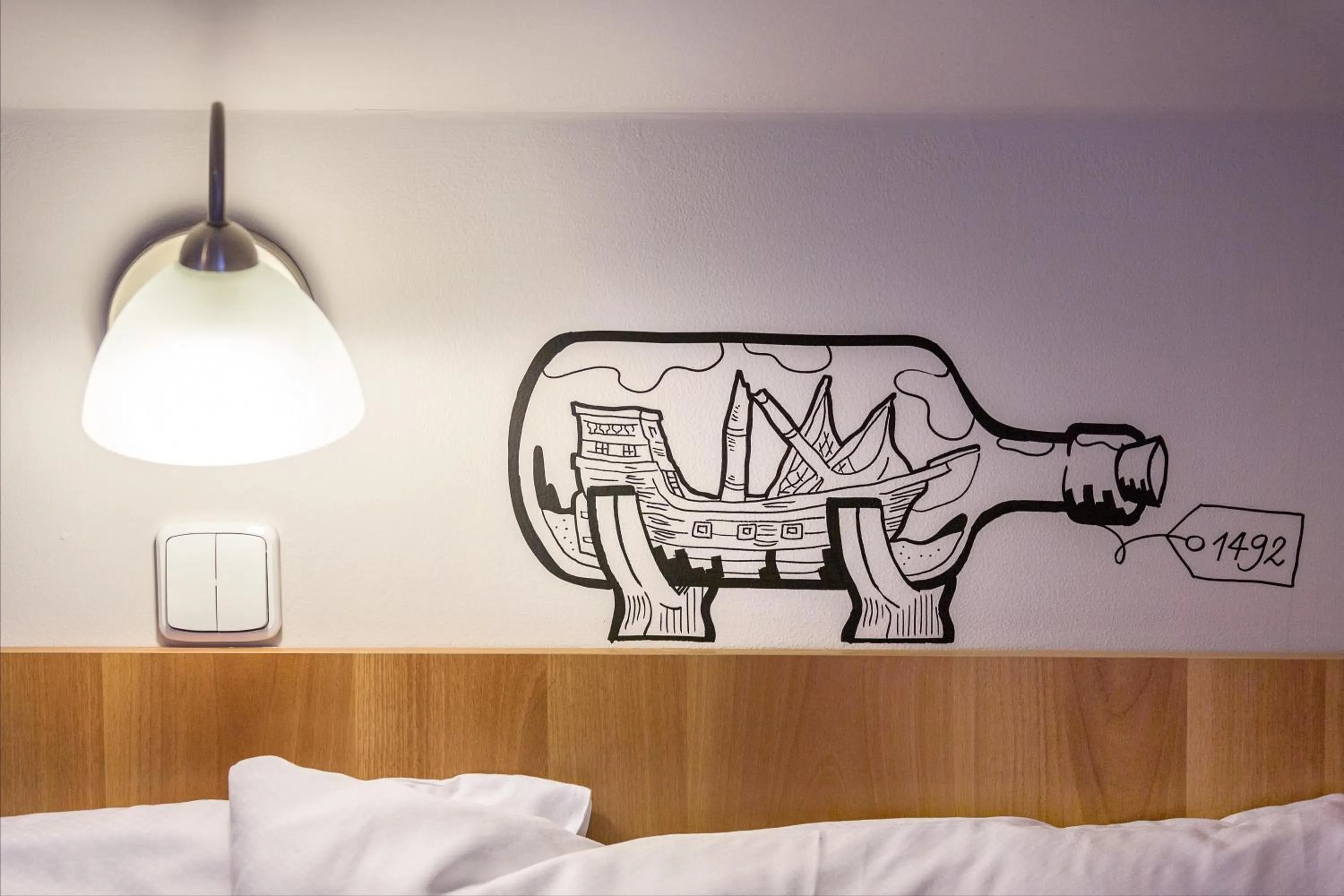 Decorative detail, Bed in Wellness Hotel Grand