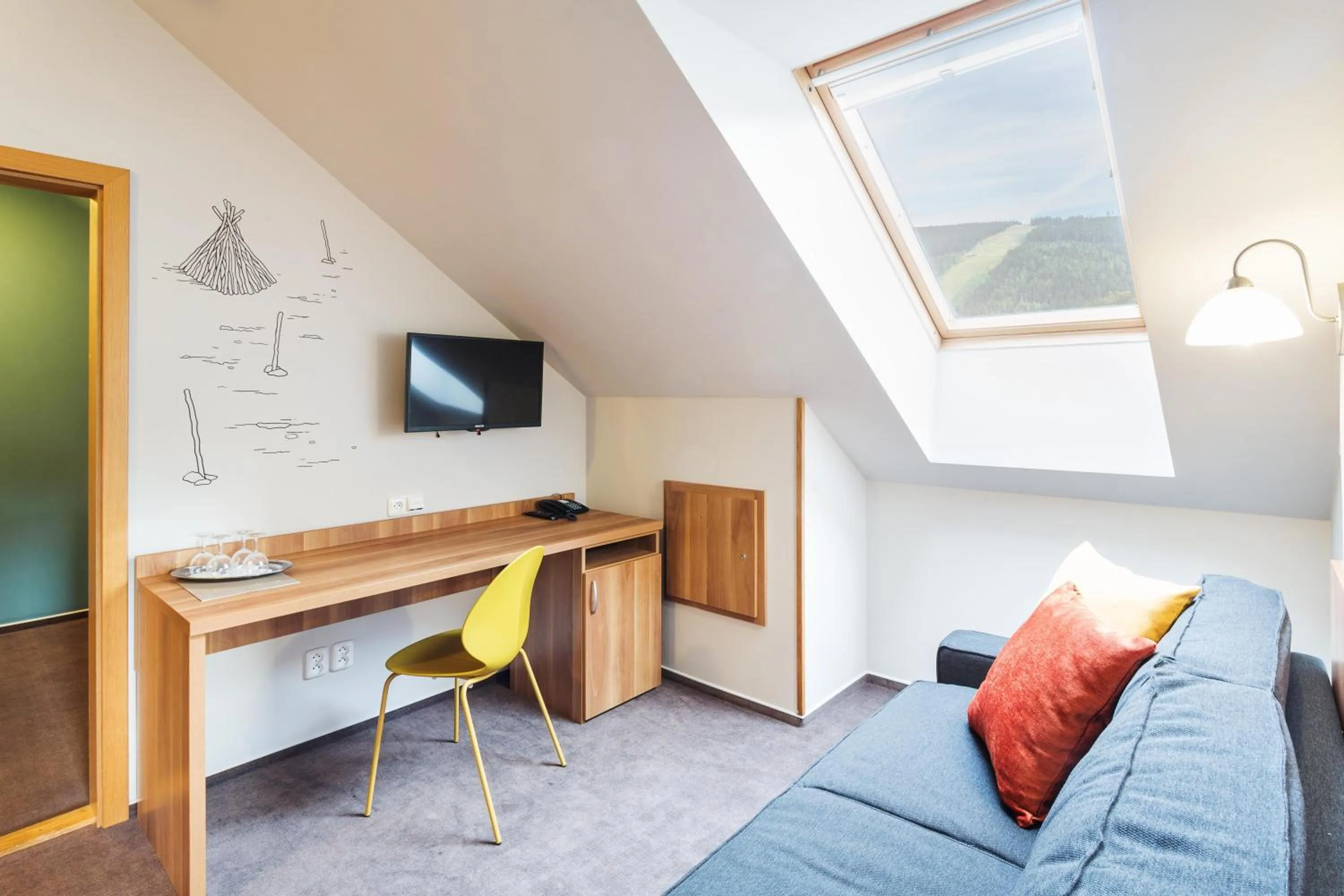 Seating area in Wellness Hotel Grand