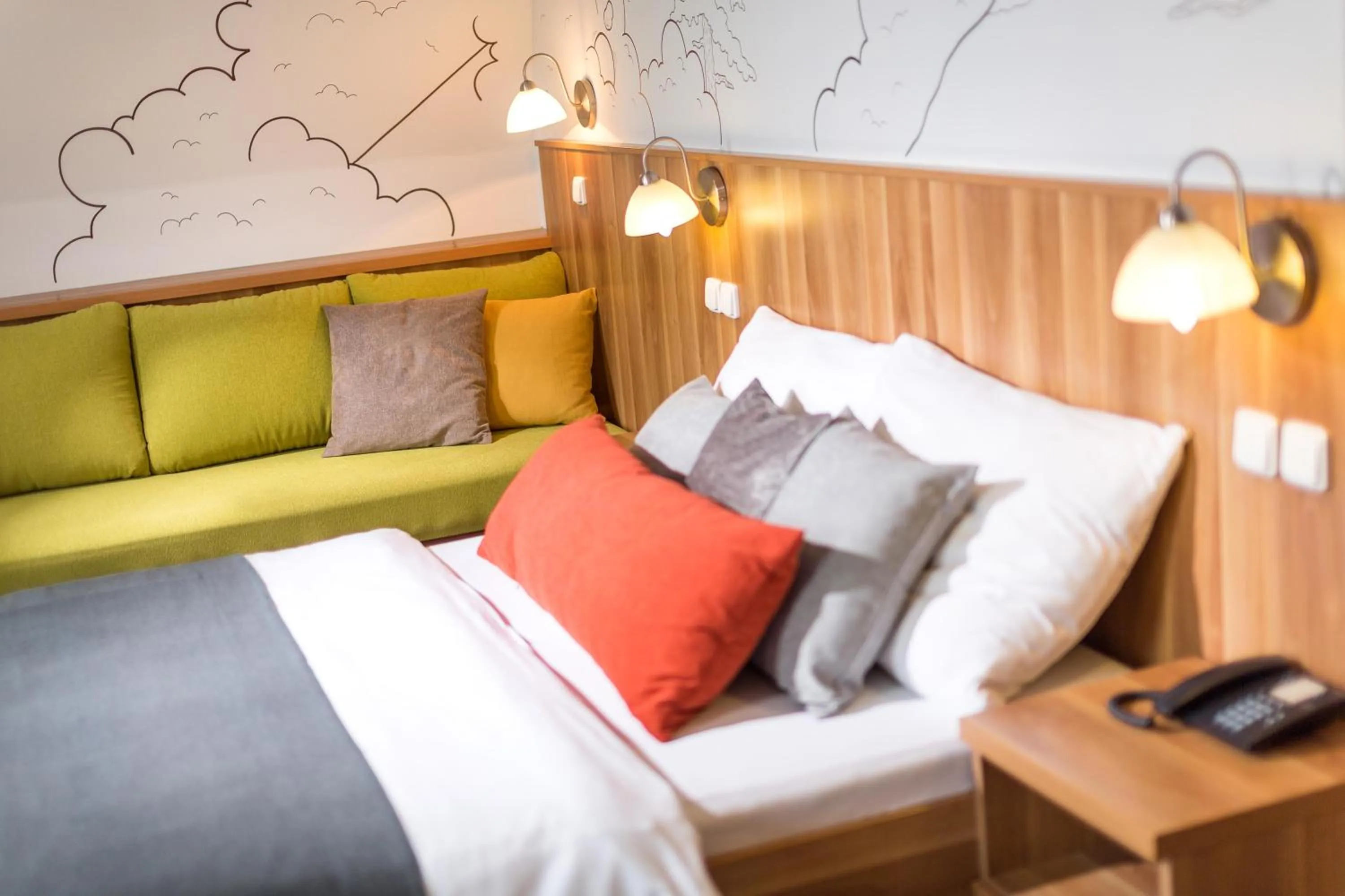 Bedroom, Bed in Wellness Hotel Grand