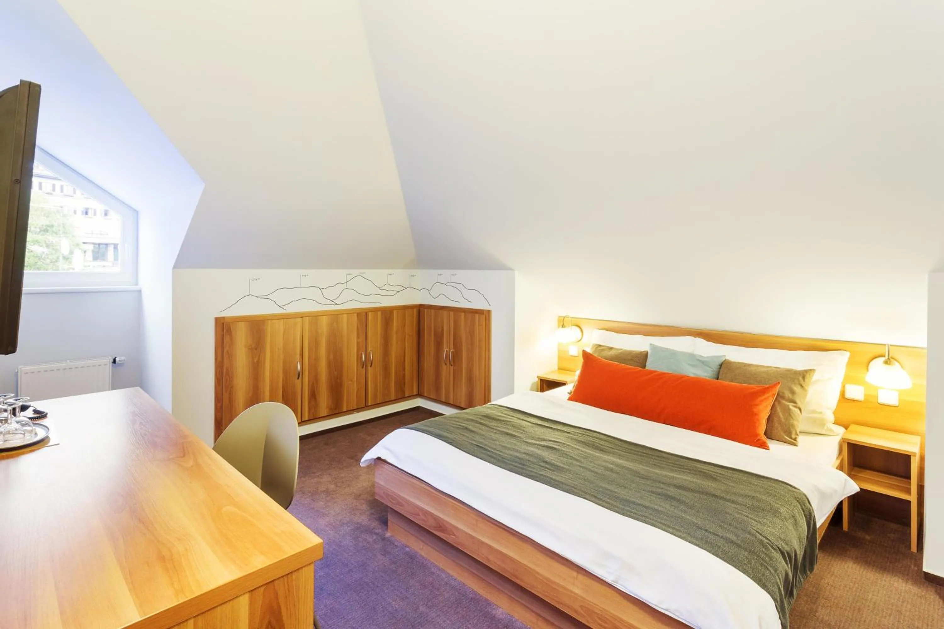 Bedroom, Bed in Wellness Hotel Grand