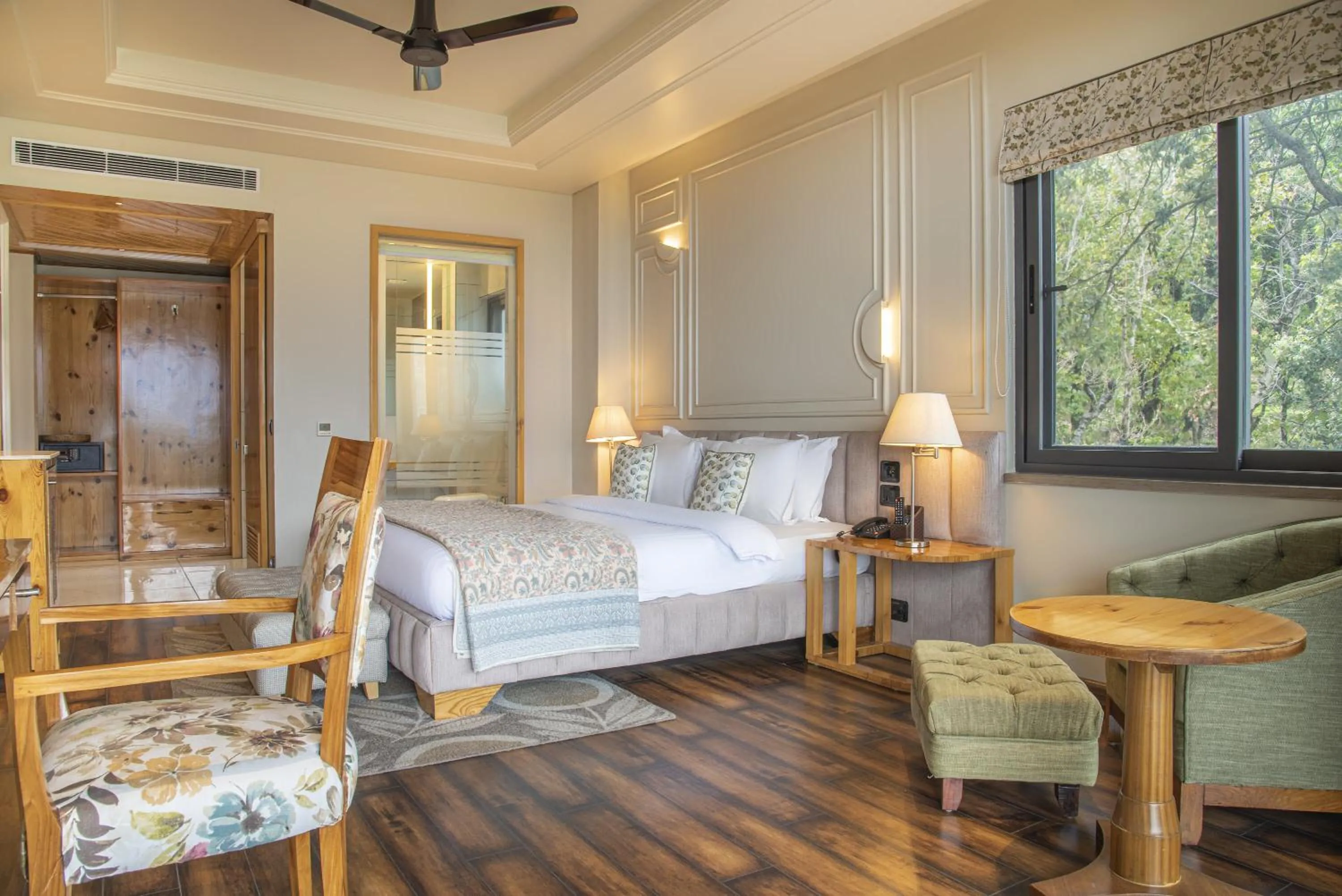 Bed in Echor Mandara TreeVilla Dharamshala