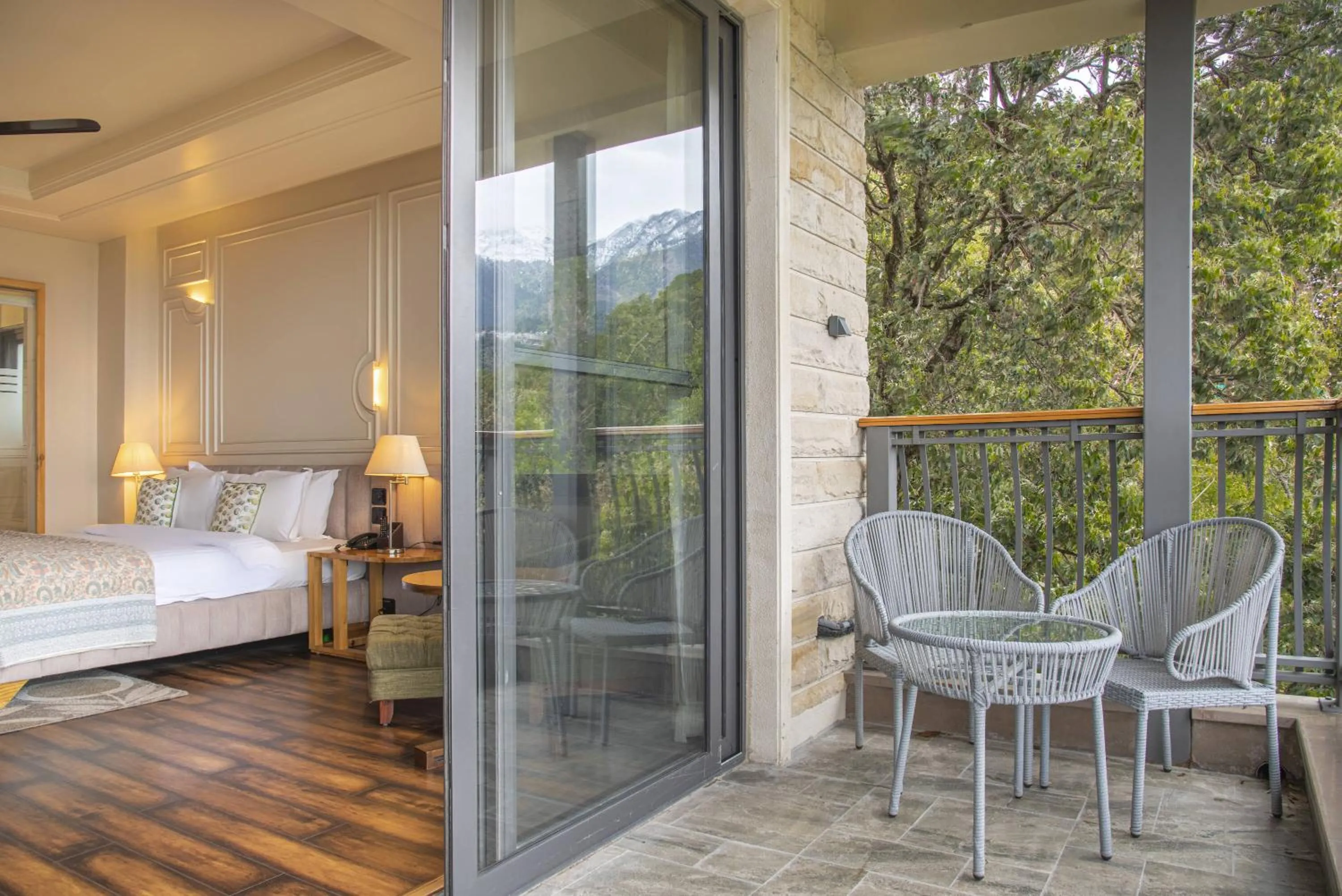 Bed in Echor Mandara TreeVilla Dharamshala